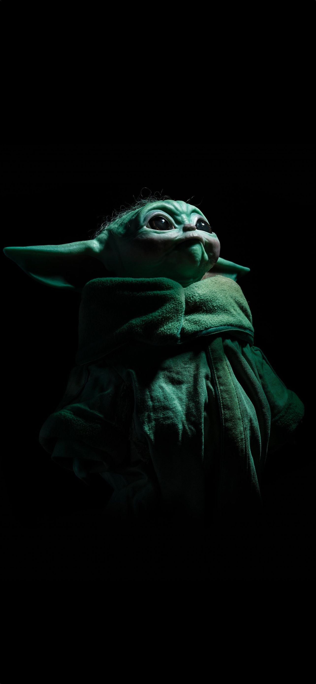 1290x2780 beautiful wallpaper of Grogu (the Child also known as Baby Yoda), Phone