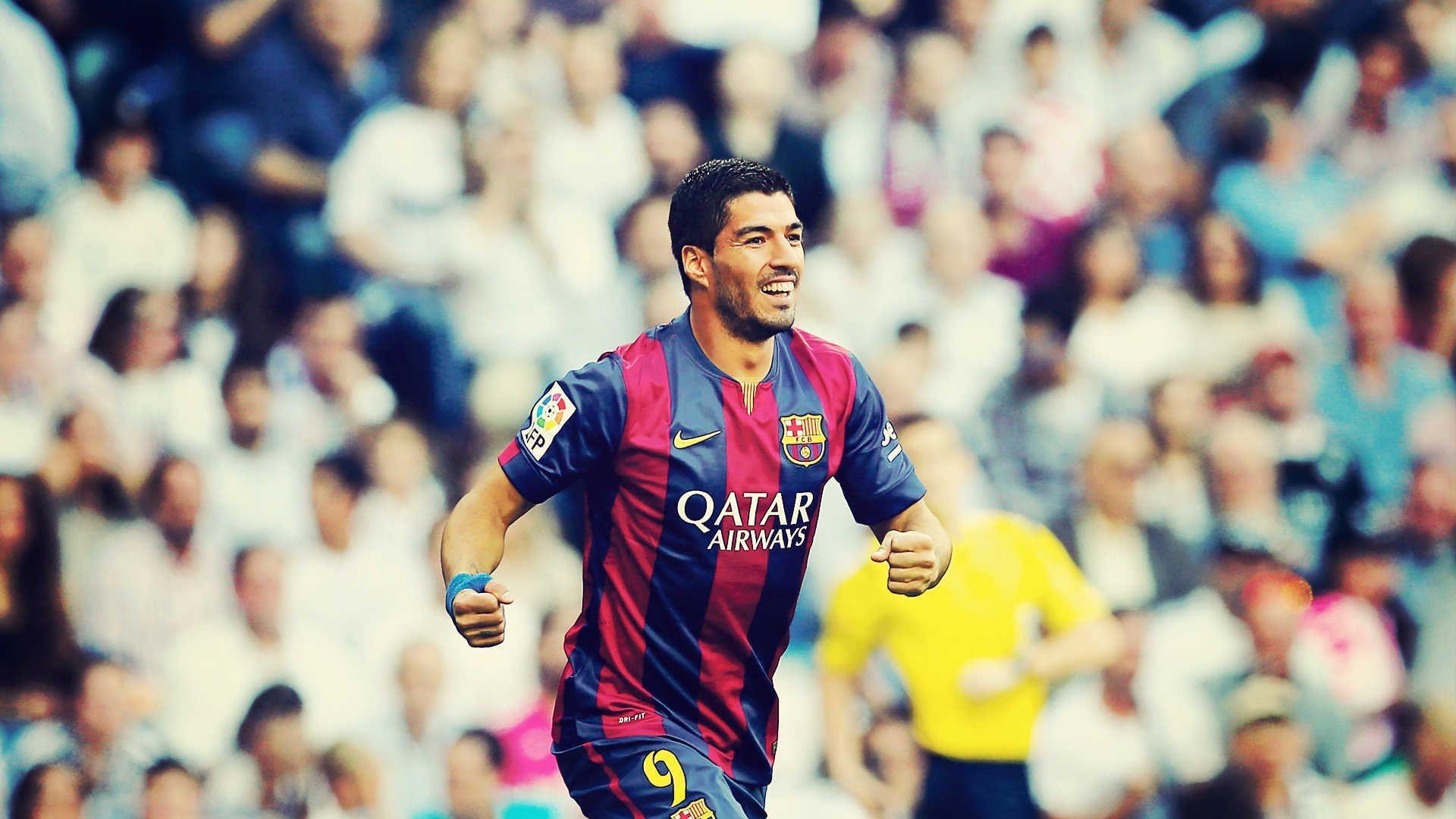 1920x1080 Barcelona Luiz Suarez Fc Goal Celebration Wallpaper: Players, Desktop