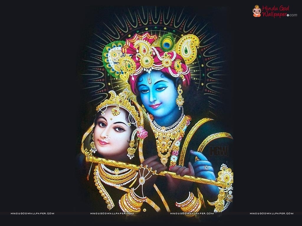 1030x770 Shree Krishna Black Wallpaper for Desktop, Desktop