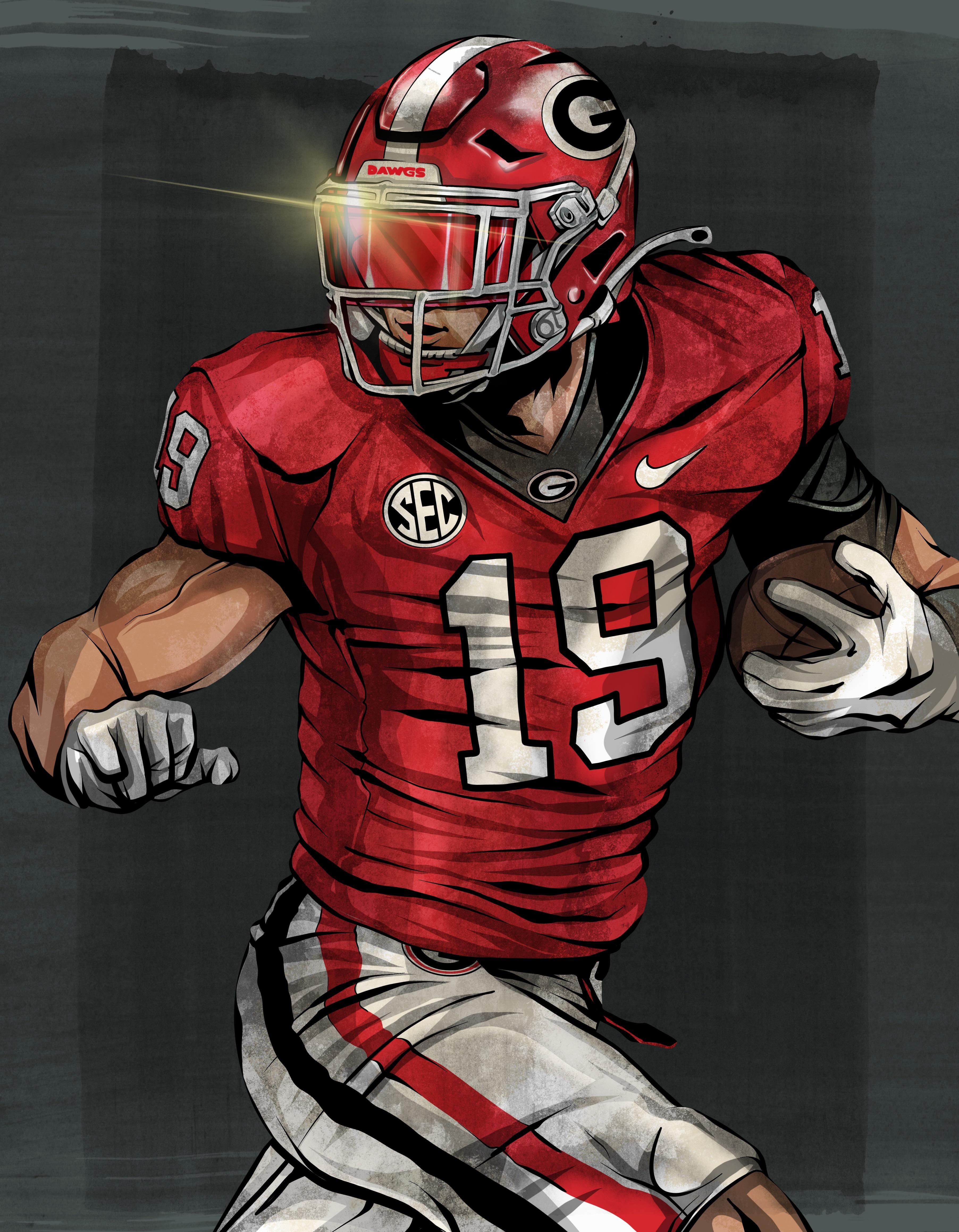 3610x4640 Brock Bowers. Go Dawgs, Phone