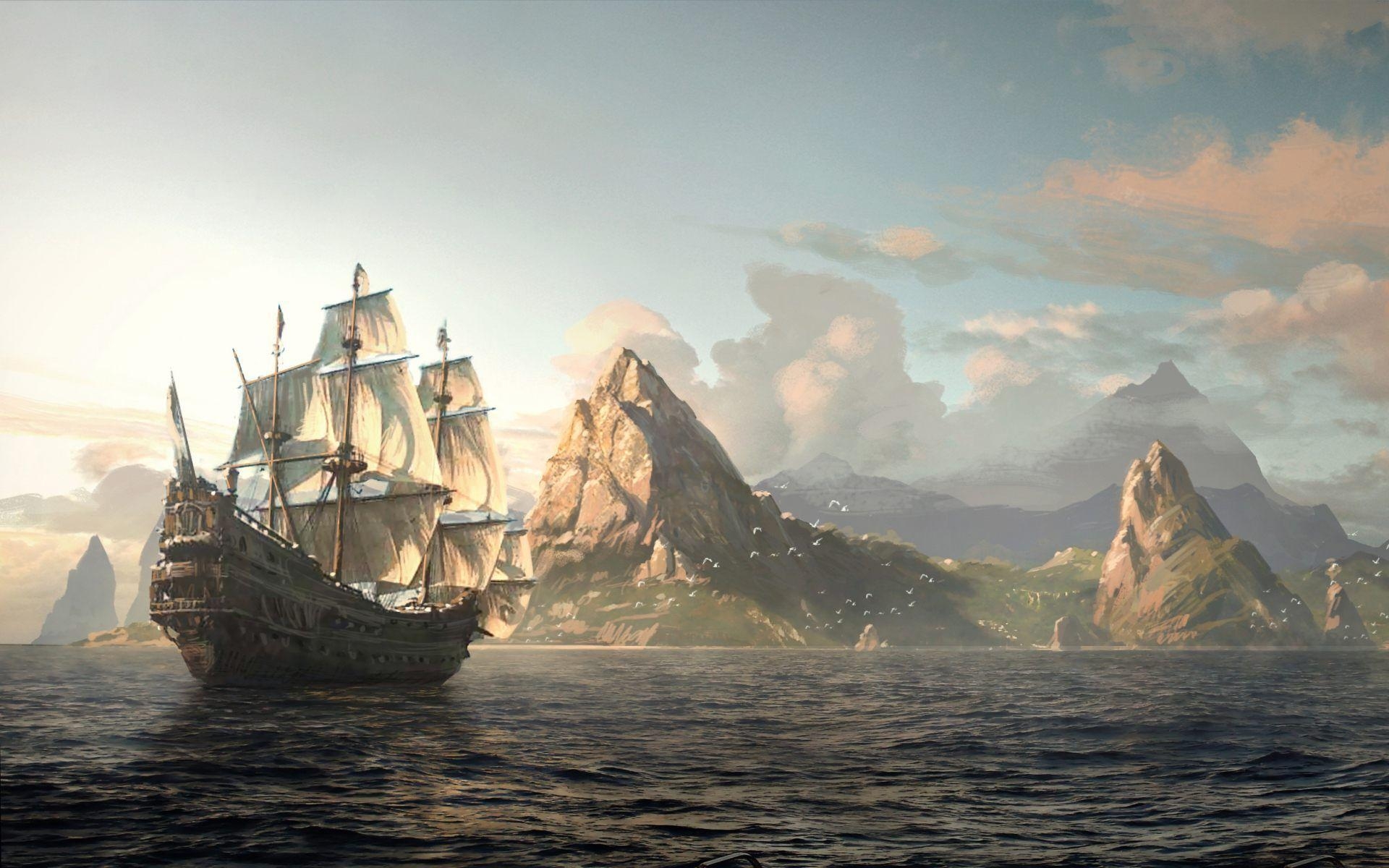 1920x1200 Pirate Ship Wallpaper, Desktop