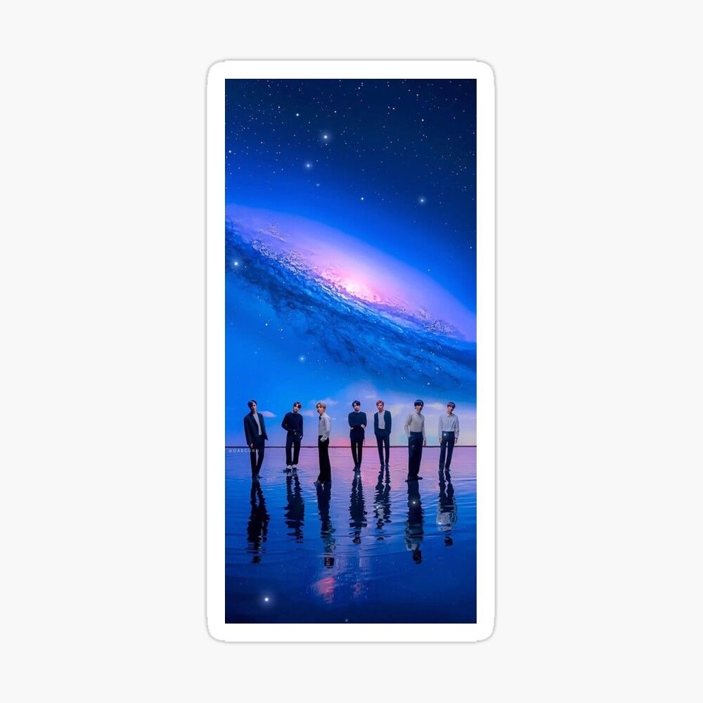 1000x1000 BTS Galaxy Canvas Print By JungKook BTS, Phone