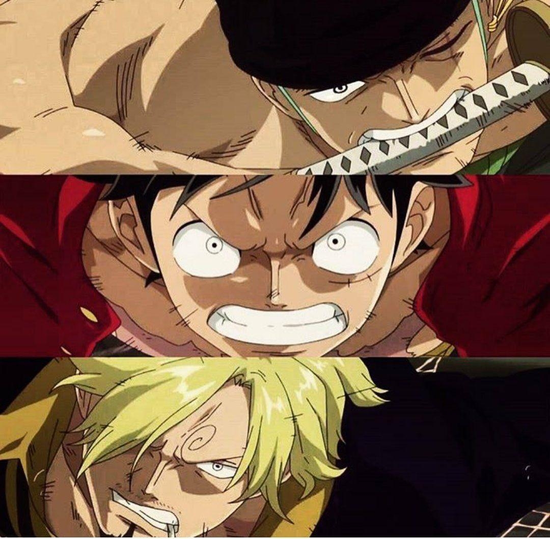 1080x1060 One Piece Monster Trio!, Desktop