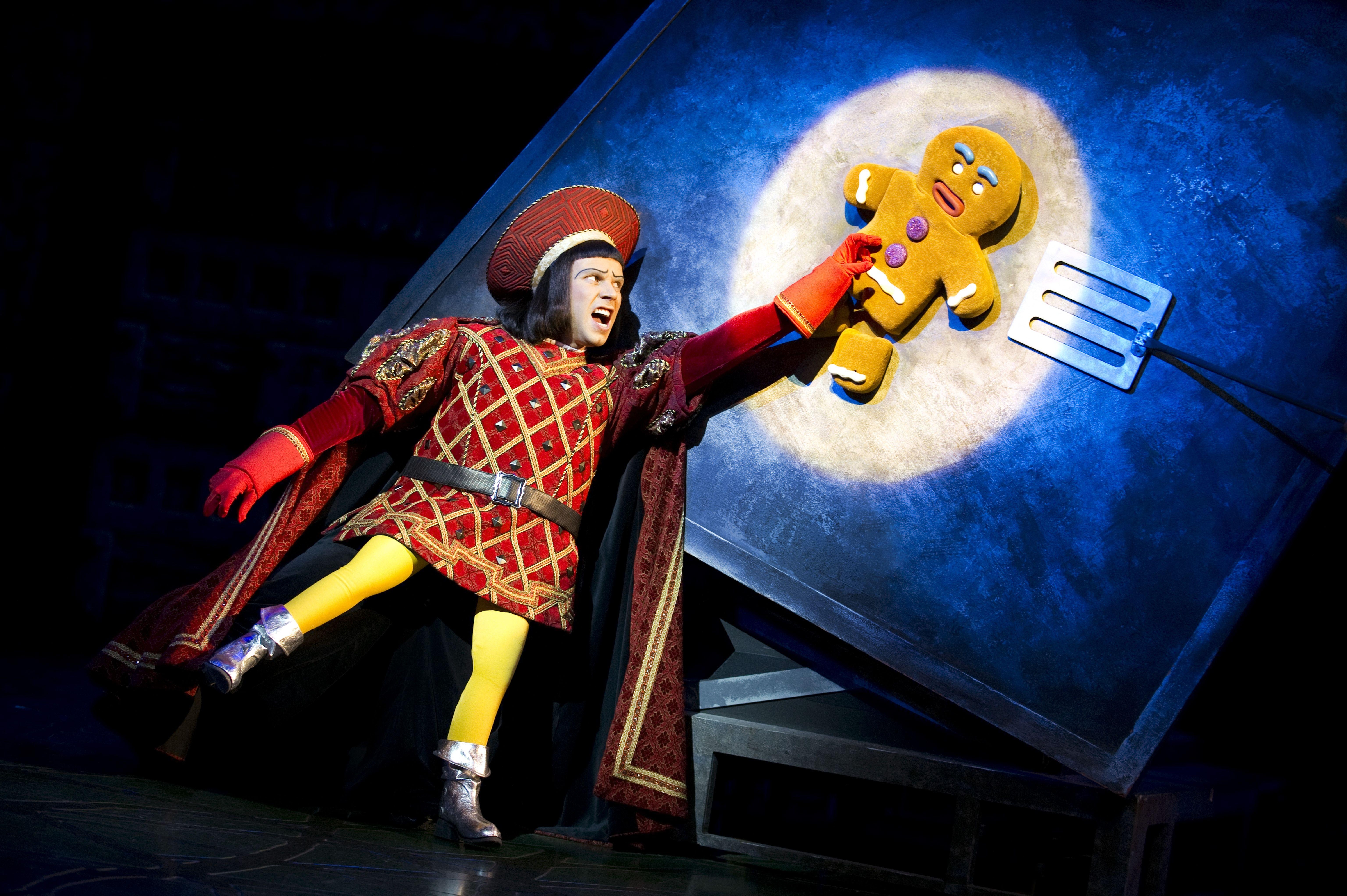 6150x4090 Lord Farquaad witht he Gingerbread man #shrek #musical, Desktop