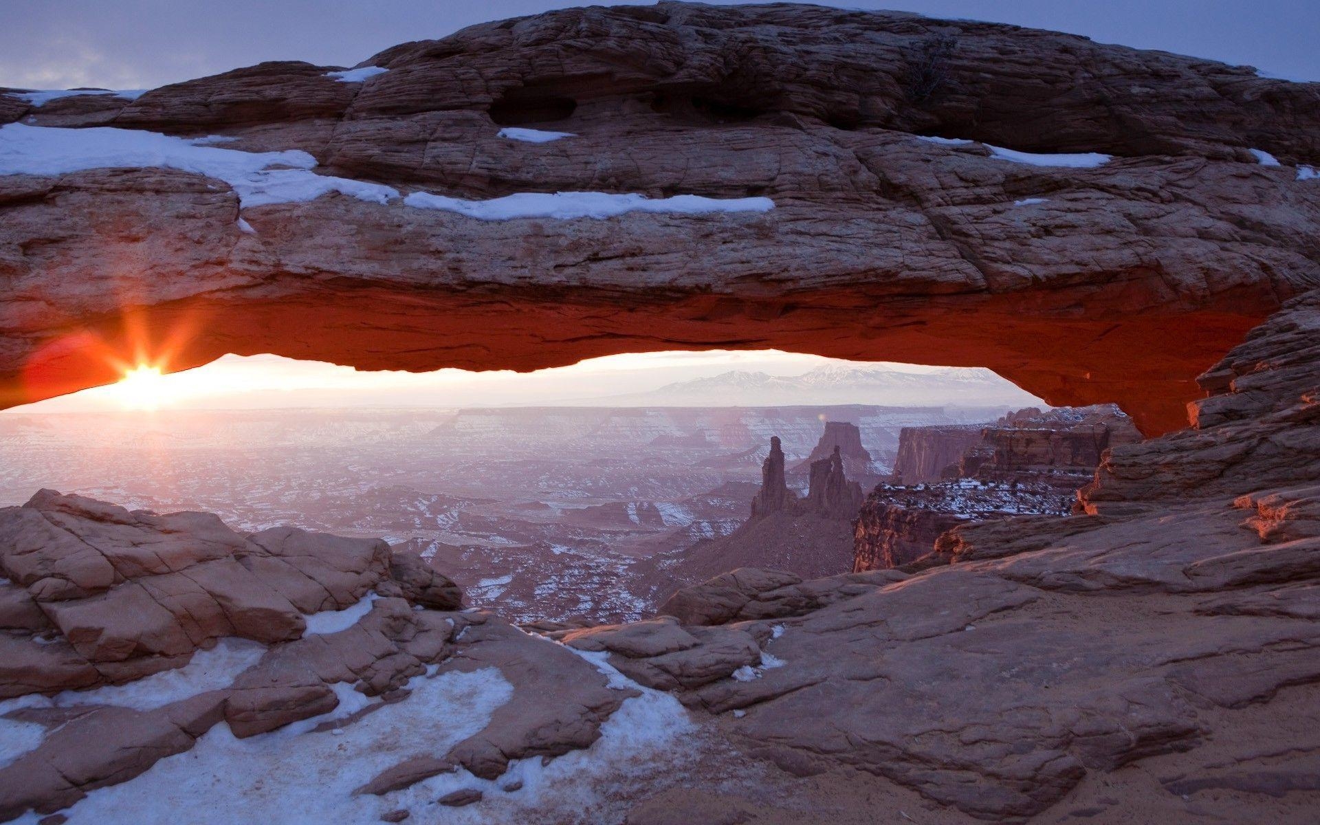 1920x1200 landscape, Nature, Mesa Arch, Canyonlands National Park Wallpaper, Desktop