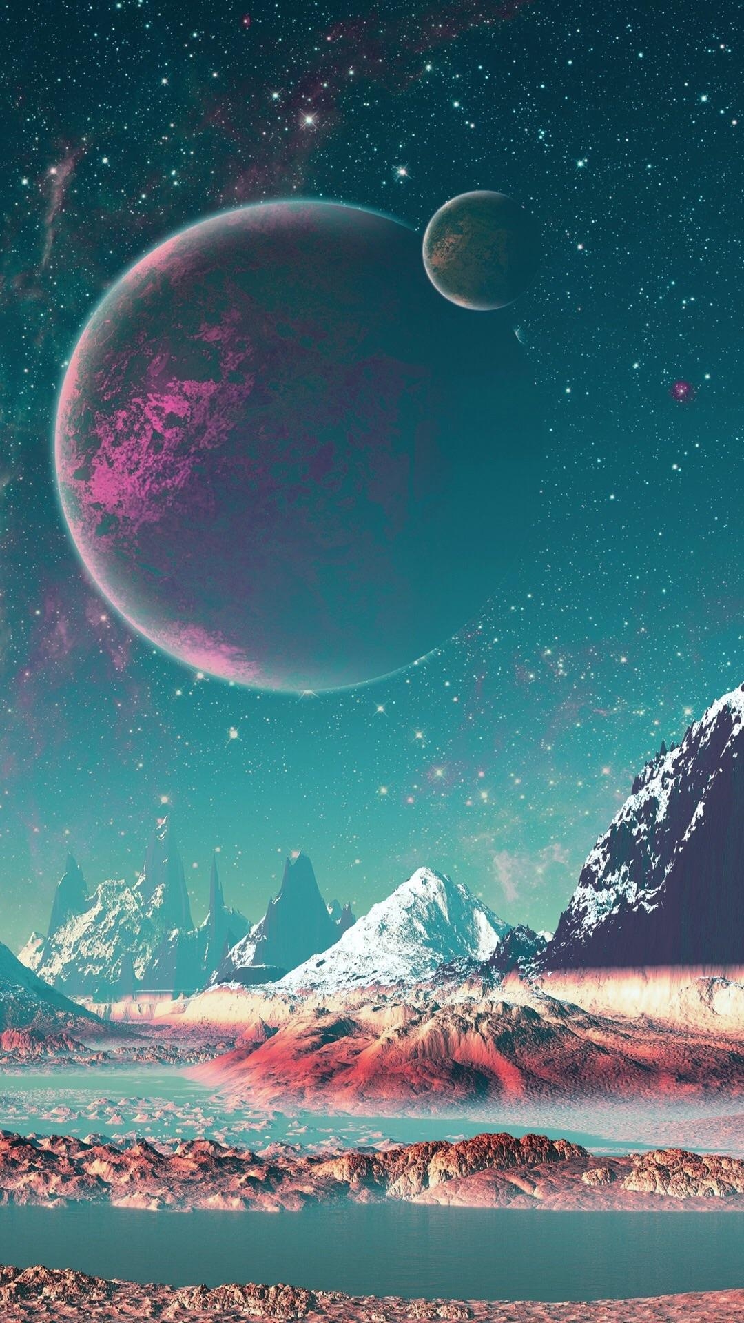 1080x1920 Fantasy Landscape Mobile Wallpaper, Phone