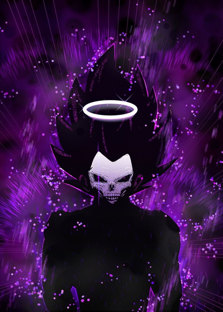 860x1200 Ultra Ego Dead Vegeta' Poster, Phone