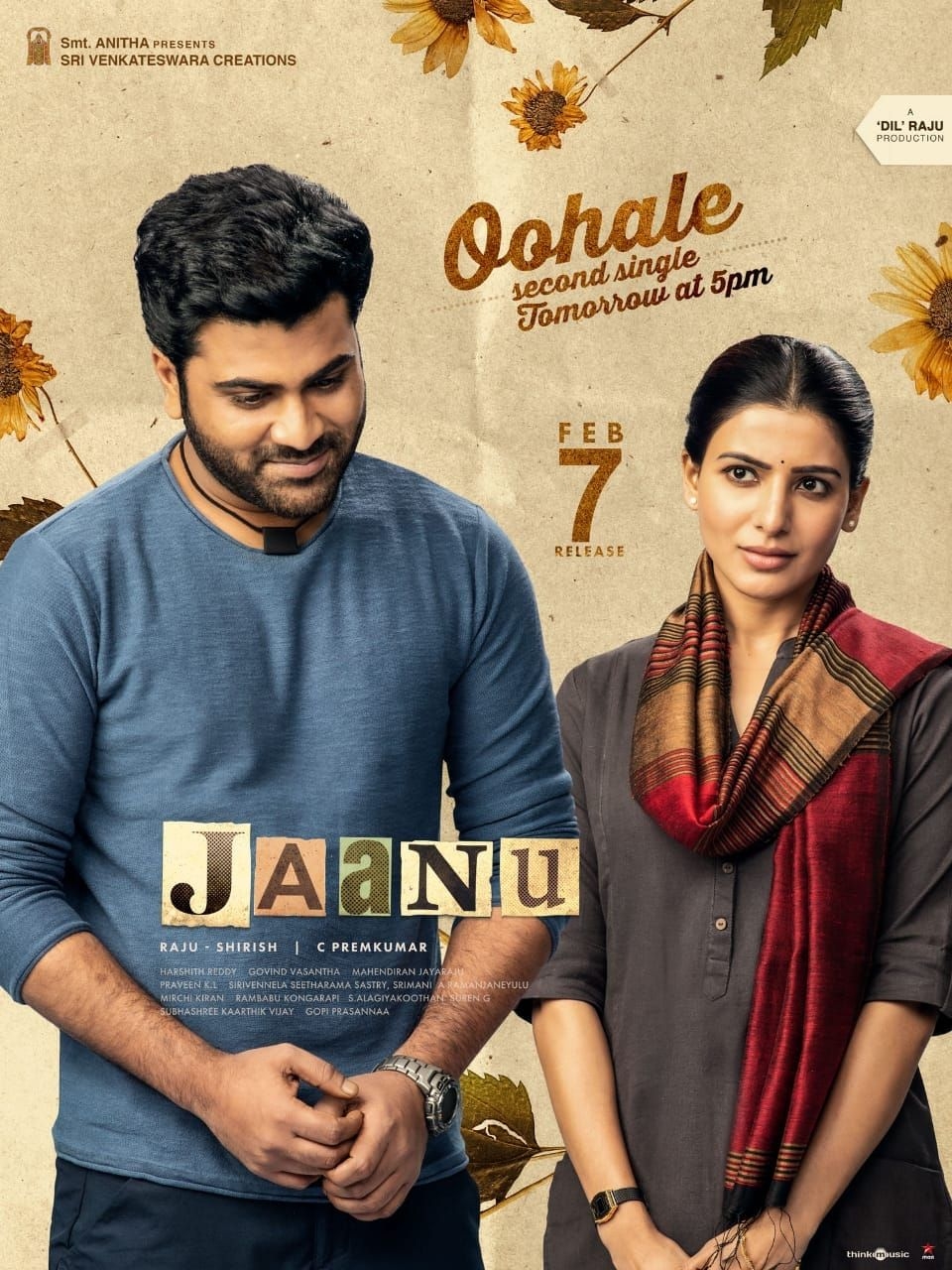 960x1280 Sharwanand Jaanu Movie First Look ULTRA HD Posters WallPapers, Phone