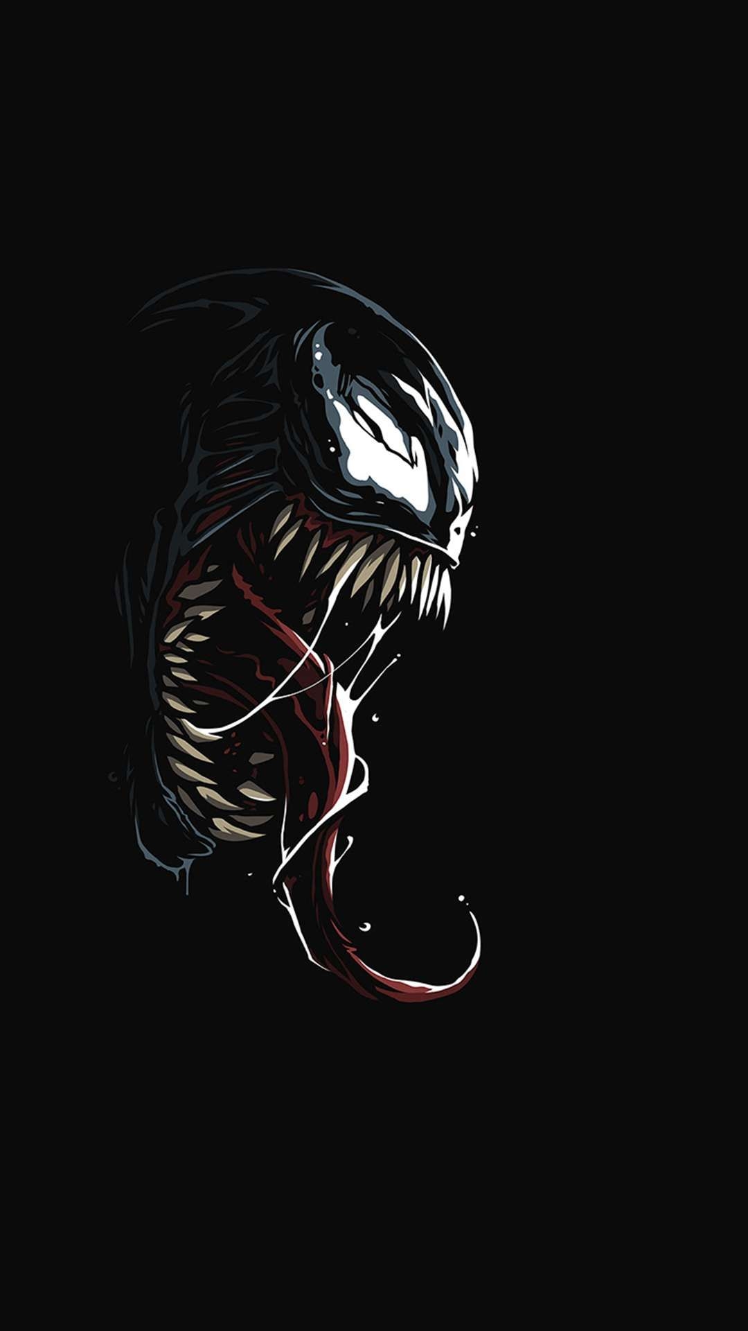 1080x1920 Venom Dark Black Minimal Wallpaper Wallpaper, Android, Phone