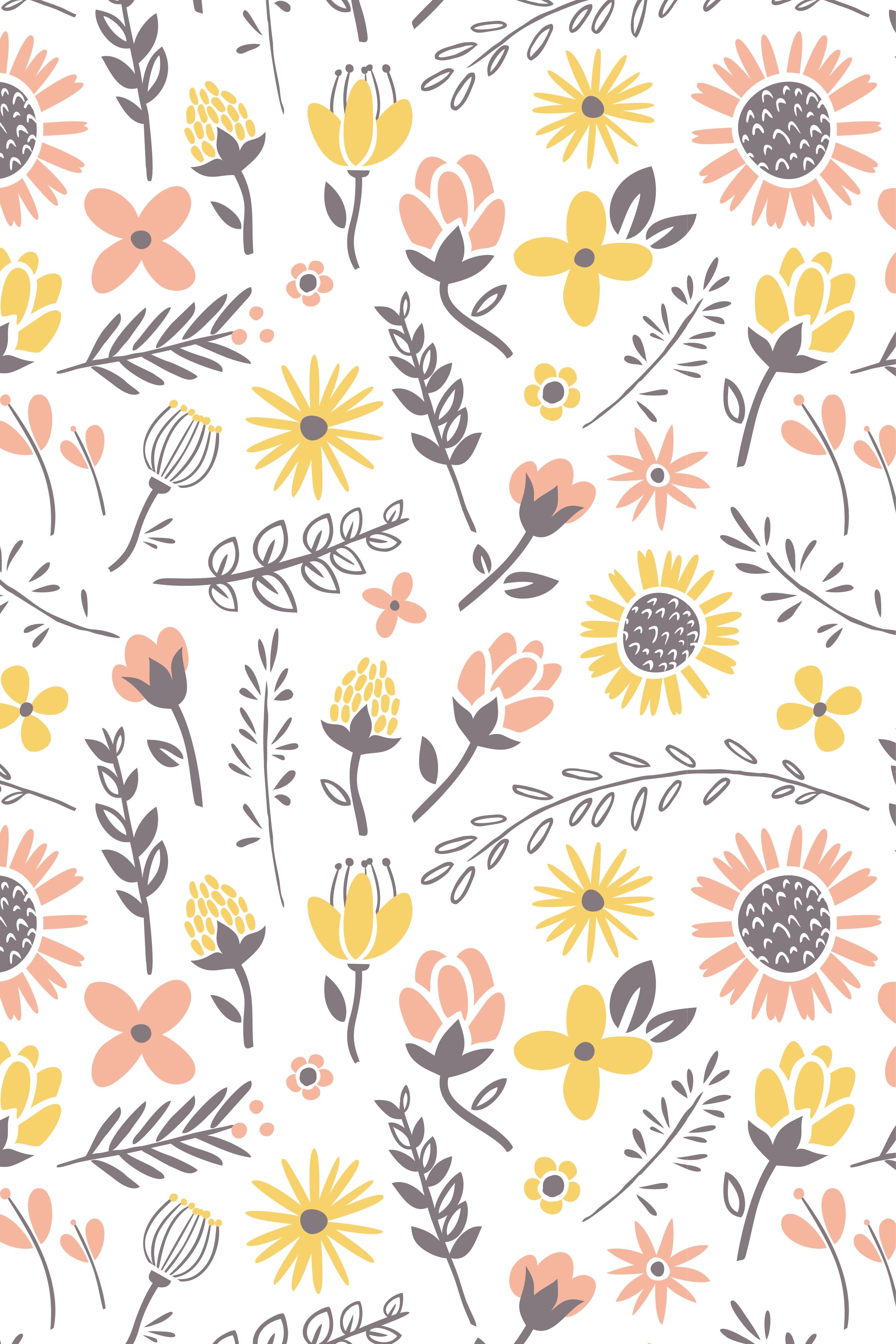 2670x4000 Free download flowers iphone wallpaper Cute patterns phone, Phone