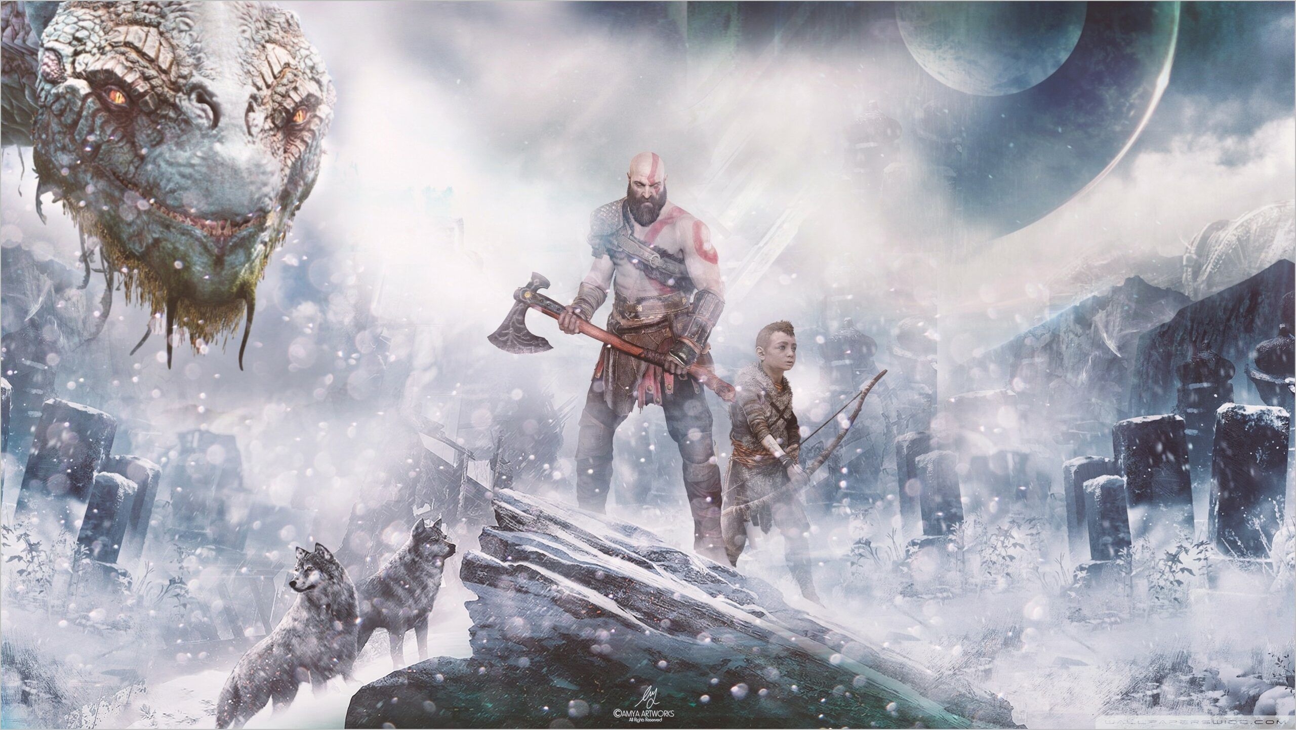 2560x1450 Best Ps4 Wallpaper 4k. God of war, HD wallpaper, New gods, Desktop