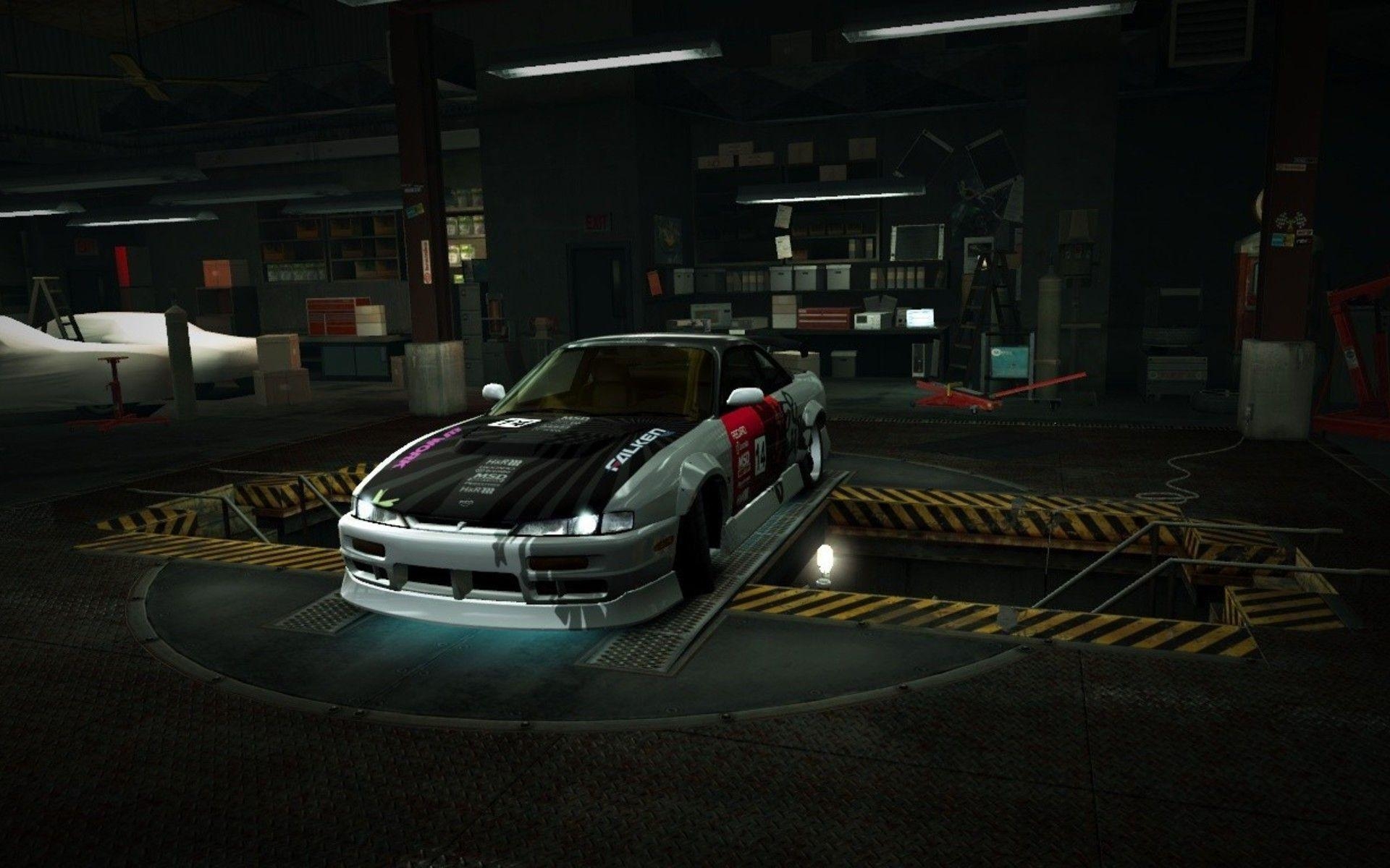 1920x1200 Speed world nissan 200sx s14 garage nfs wallpaper. AllWallpaper, Desktop