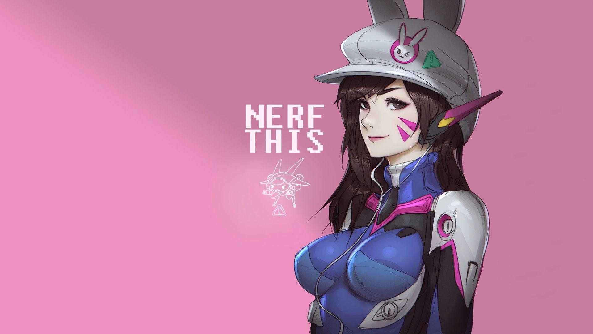 1920x1080 Overwatch D.va Wallpaper background picture, Desktop