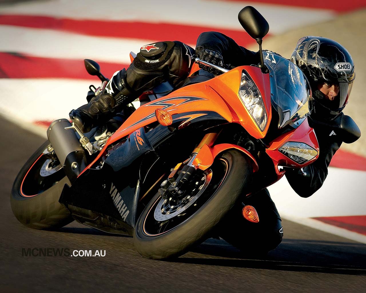 1280x1030 Yamaha R6 Orange 17975 HD Wallpaper in Bikes, Desktop