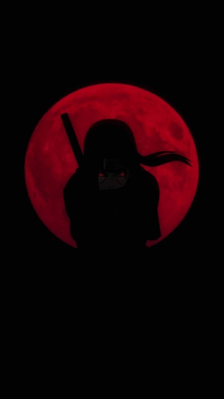 720x1280 Blood Moon Itachi Moon Wallpaper Best Image, Phone