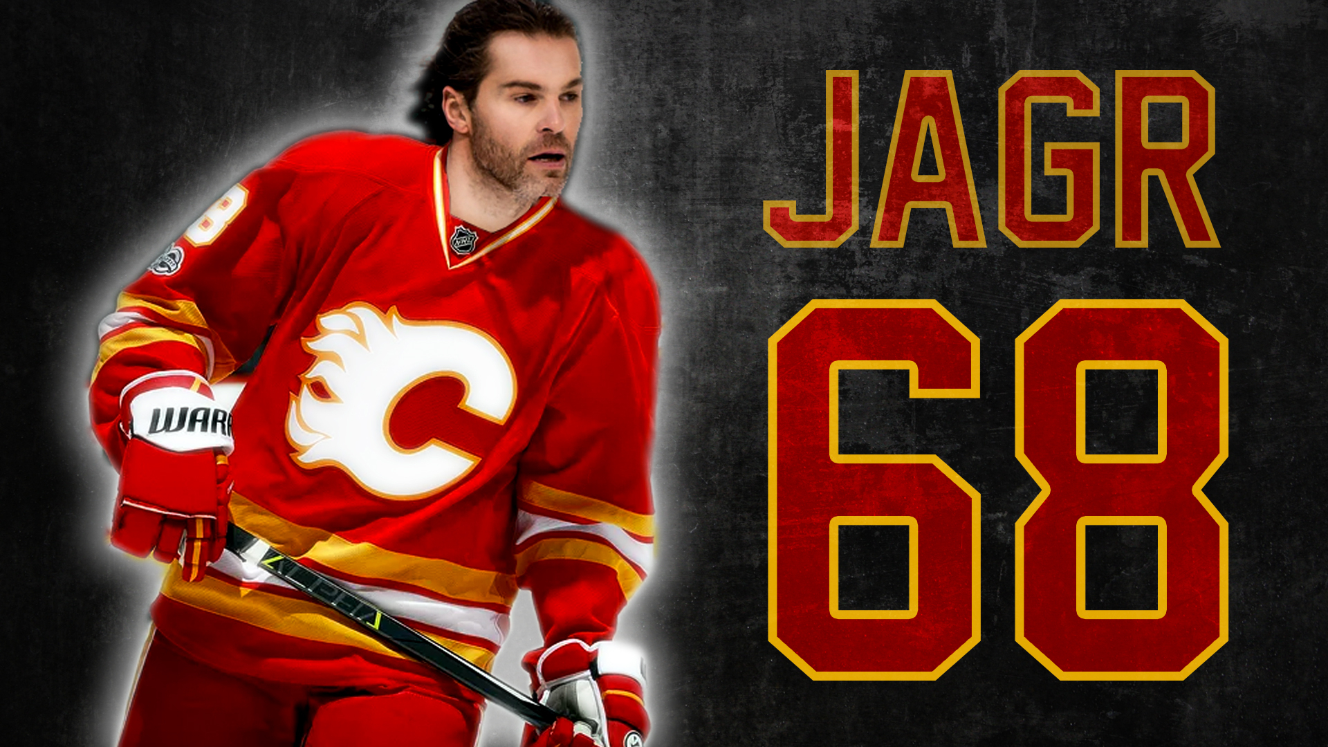 1920x1080 Jaromir Jagr Flames Wallpaper, Desktop