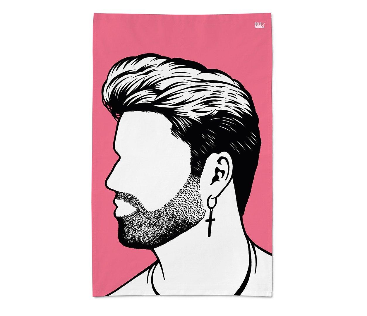 1260x1080 George Michael' Wham Tea Towel, Desktop