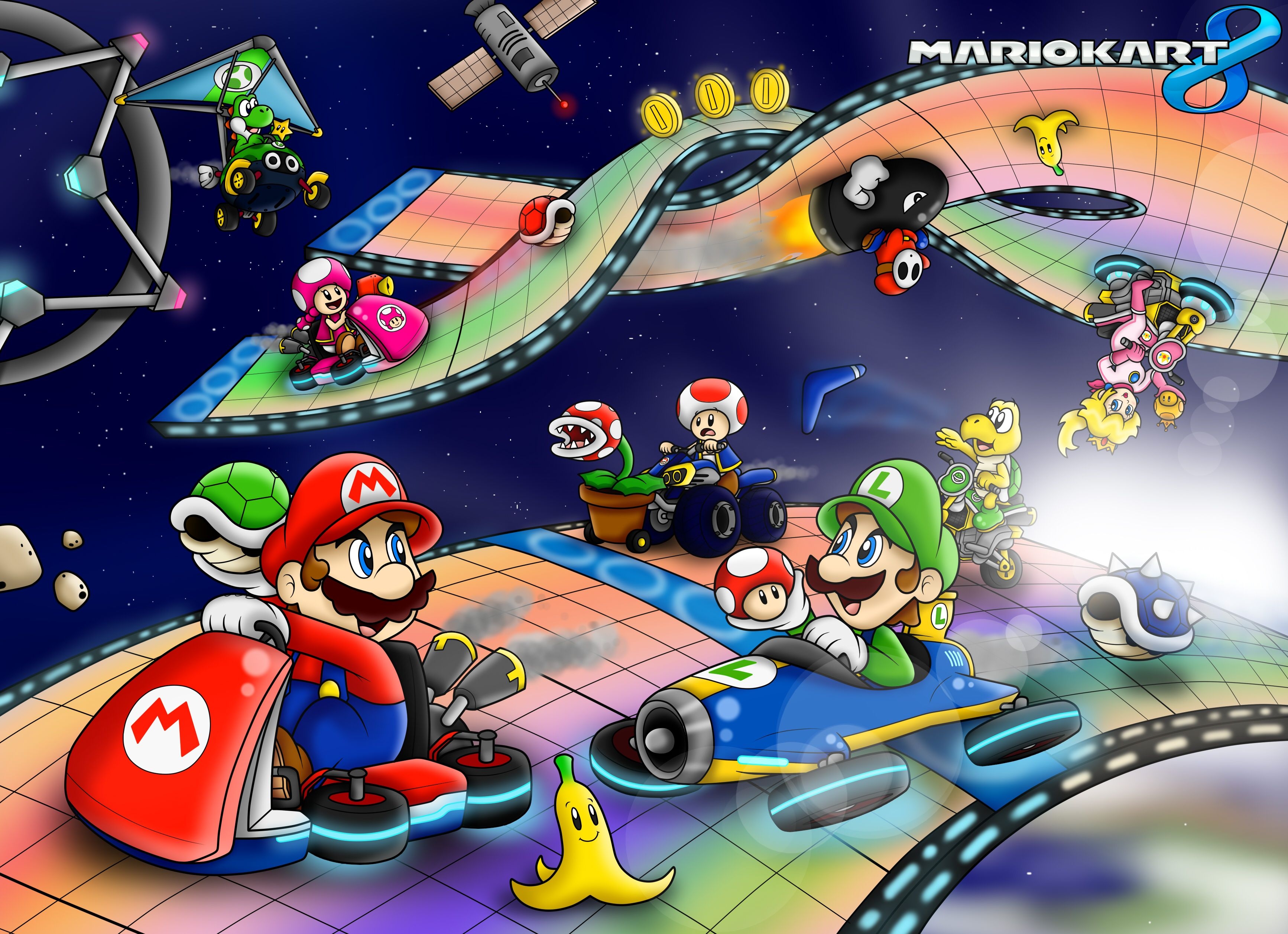 3470x2520 TOADETTE Background. TOADETTE Mario Kart, Desktop