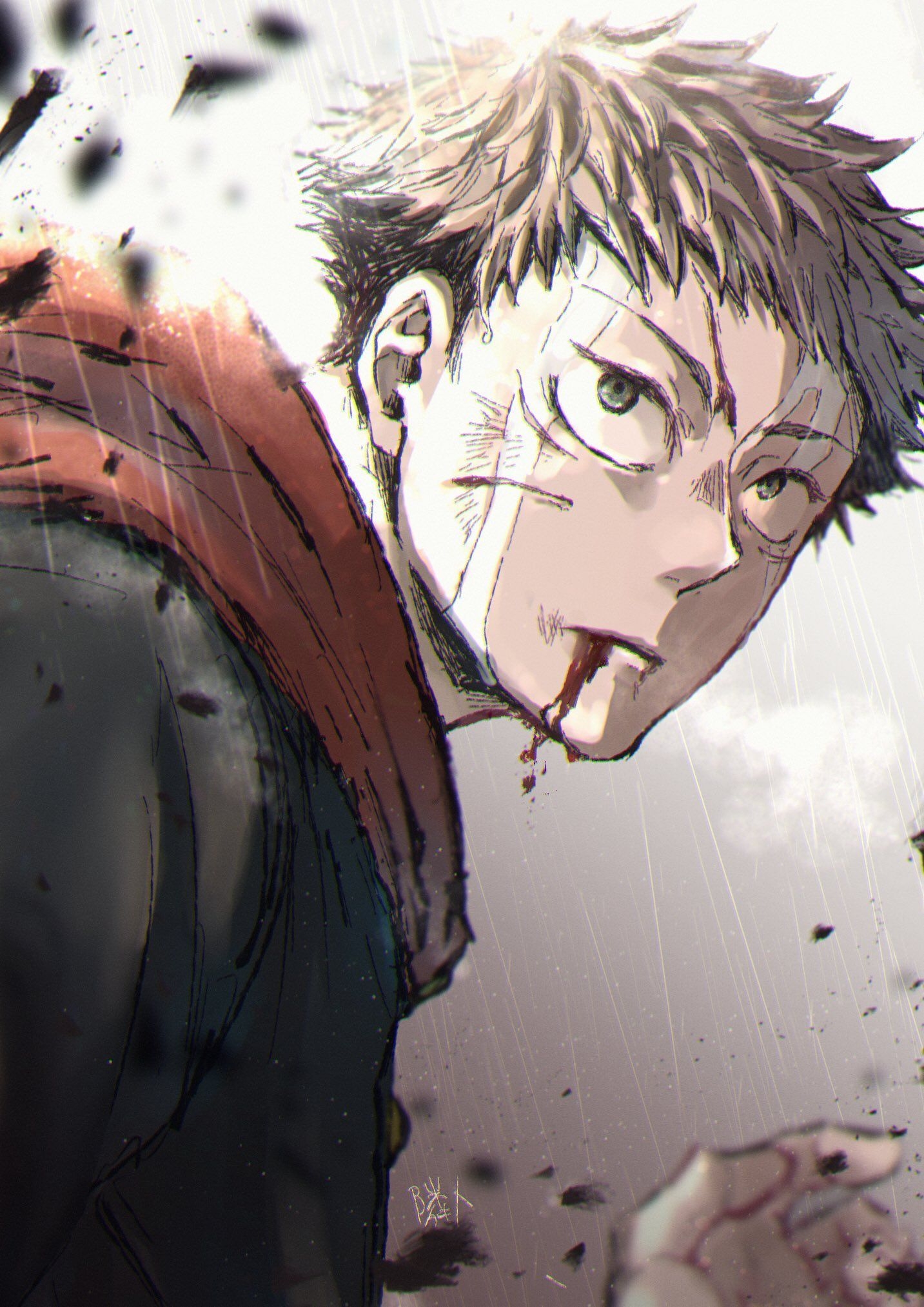 1440x2030 Jujutsu Kaisen Itadori. by 隣人. Facial expressions drawing, Drawing expressions, Jujutsu, Phone