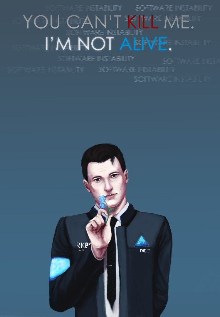 750x1080 Detroit become human Connor By: dvaurodablyat (vk). Детройт, Человек, Phone