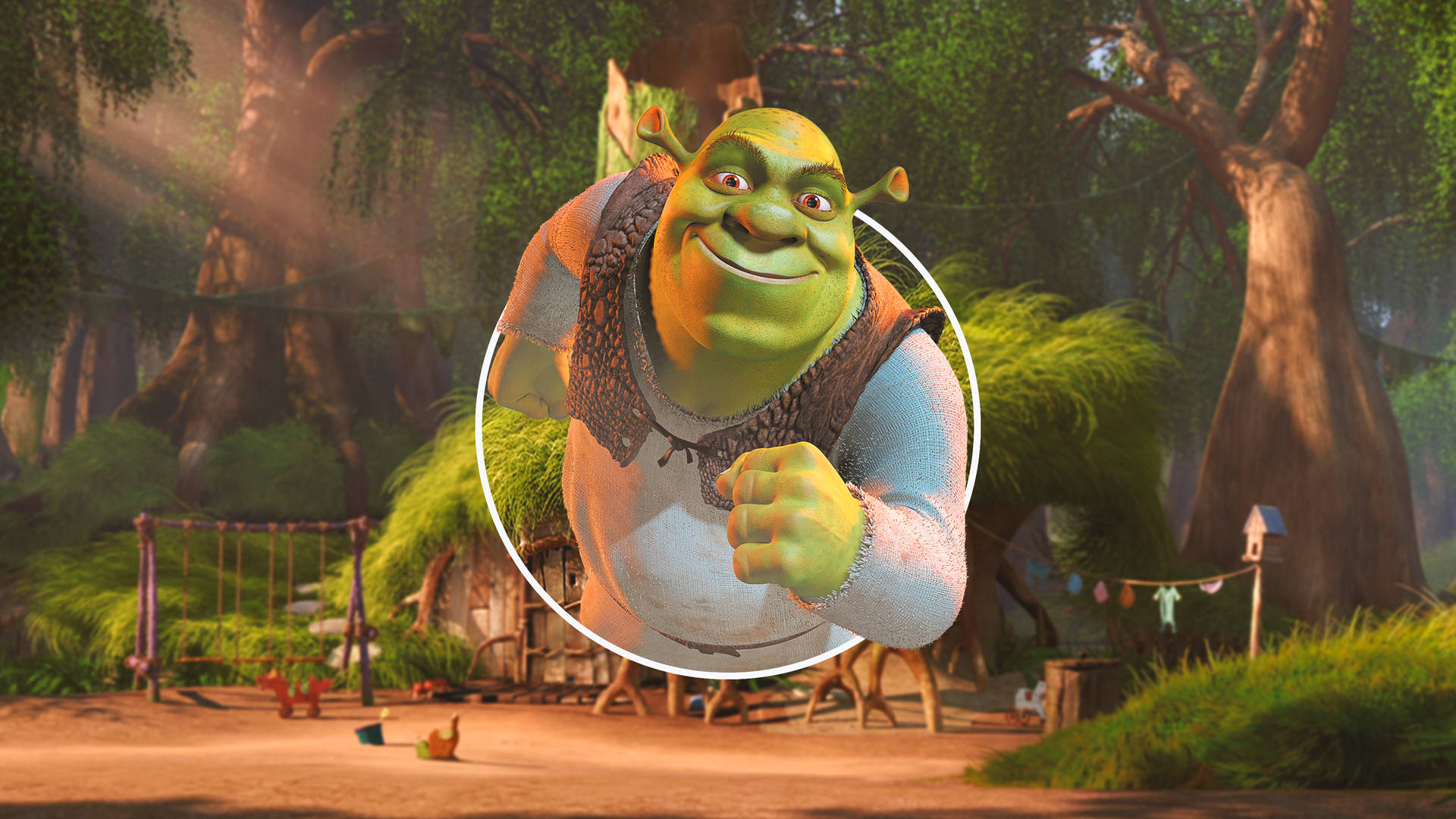 1920x1080 Shrek Swamp Residence Wallpaper, Desktop