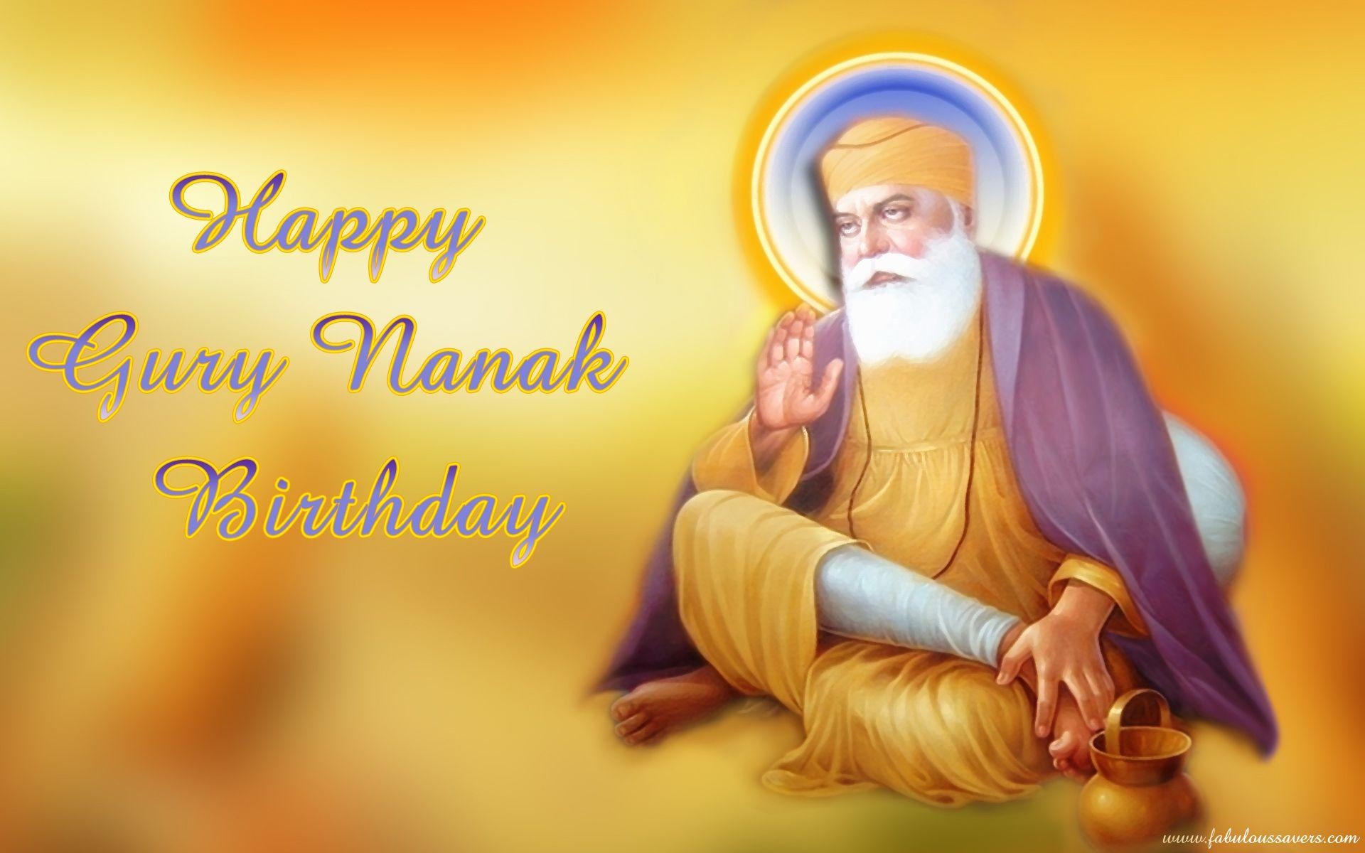 1920x1200 May you find #happiness and peace with the blessings of Guru Nanak, Desktop