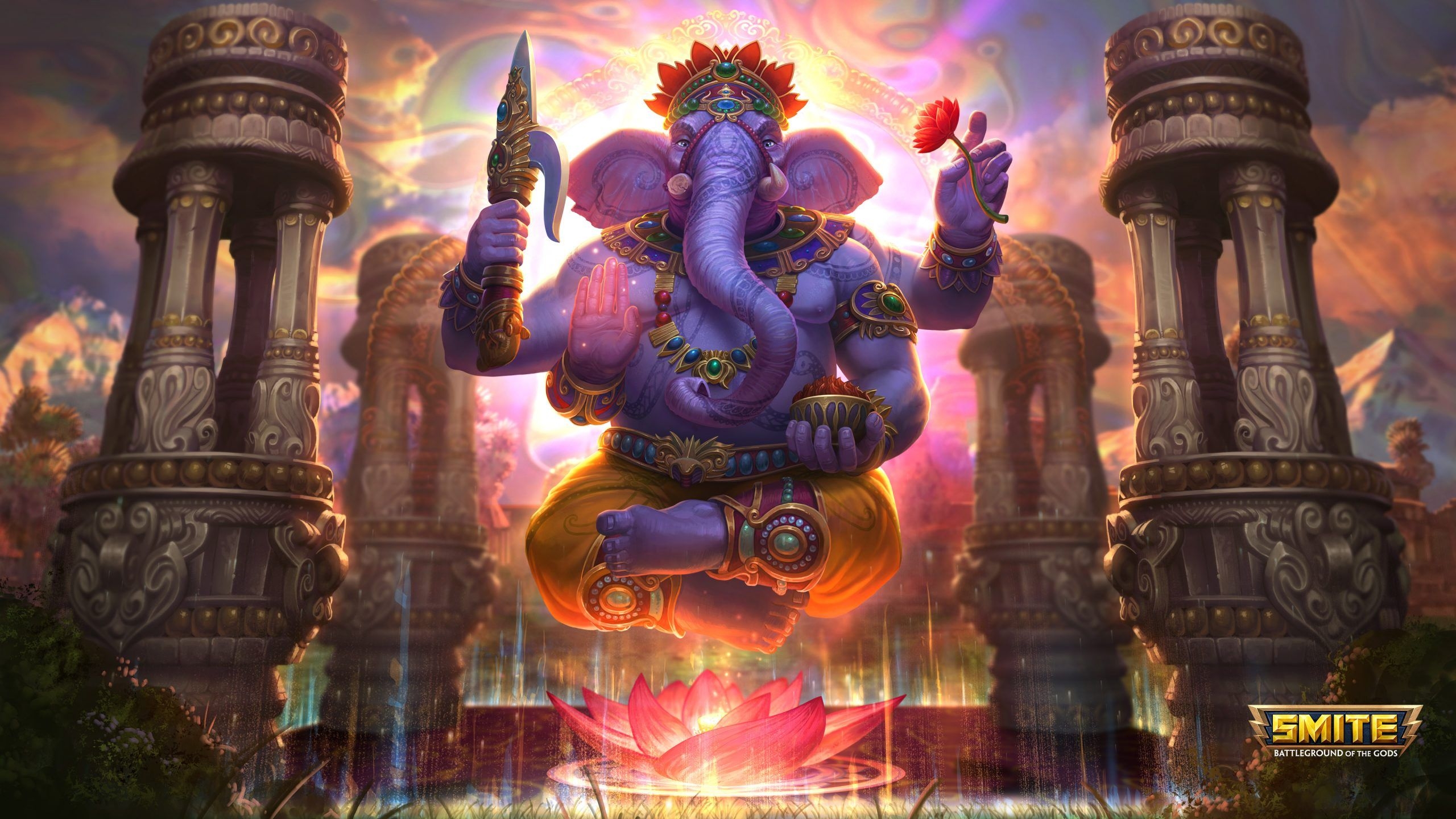 2560x1440 Free Lord Ganesha HD Wallpaper ⋆ WallpaperPURE, Desktop