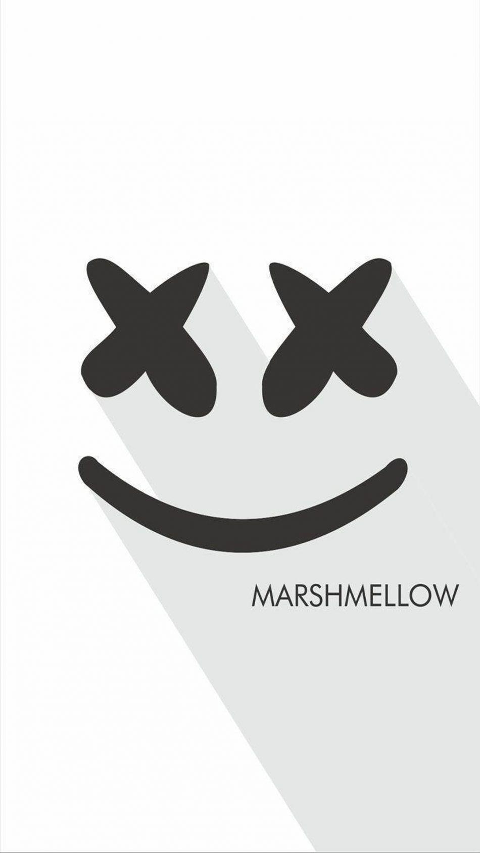 950x1690 Download DJ Marshmello Logo Free Pure 4K Ultra HD Mobile Wallpaper, Phone