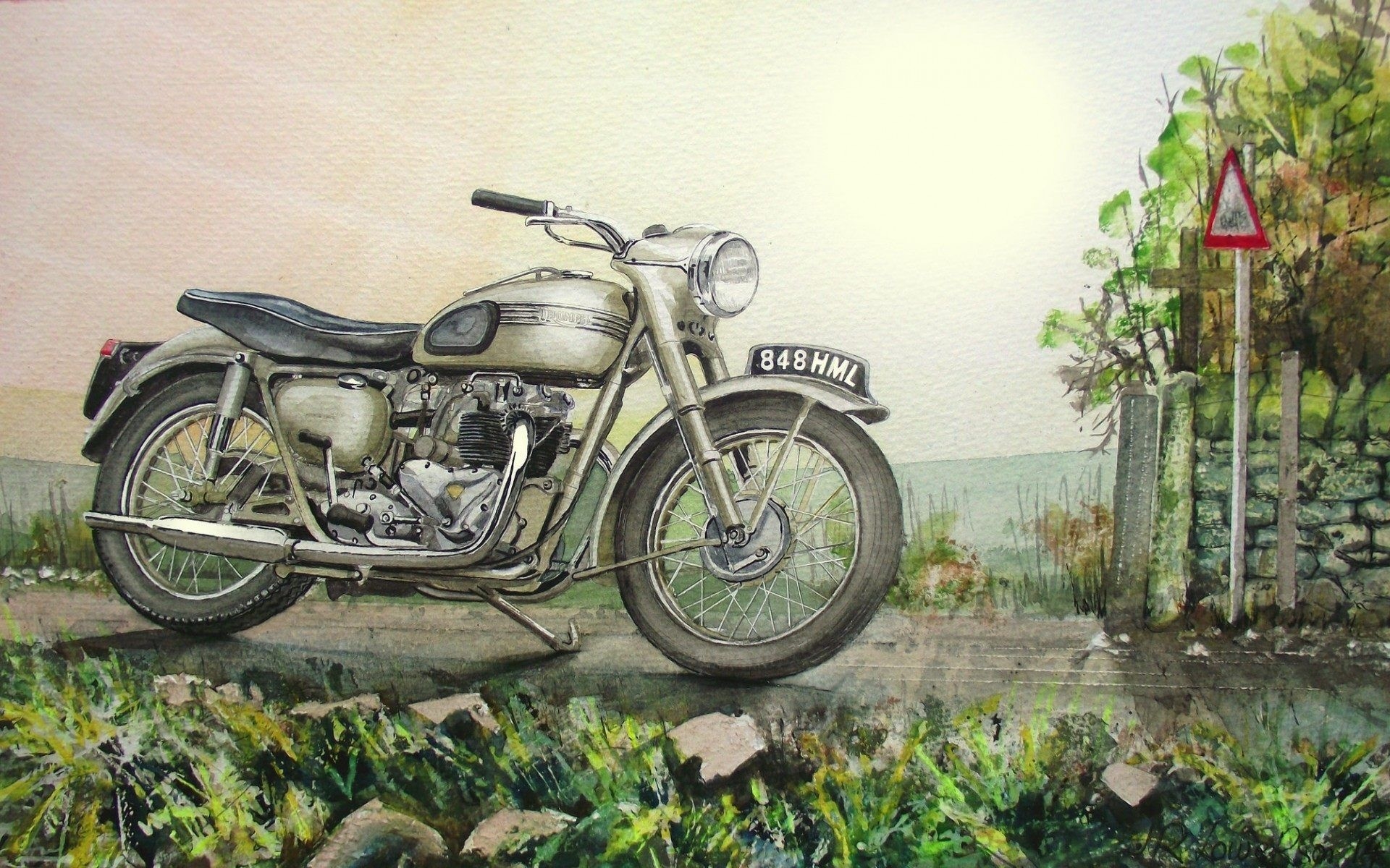 1920x1200 Old Motorcycle Enfield Bullet Bike Wallpaper, Bike Wallpaper, Desktop