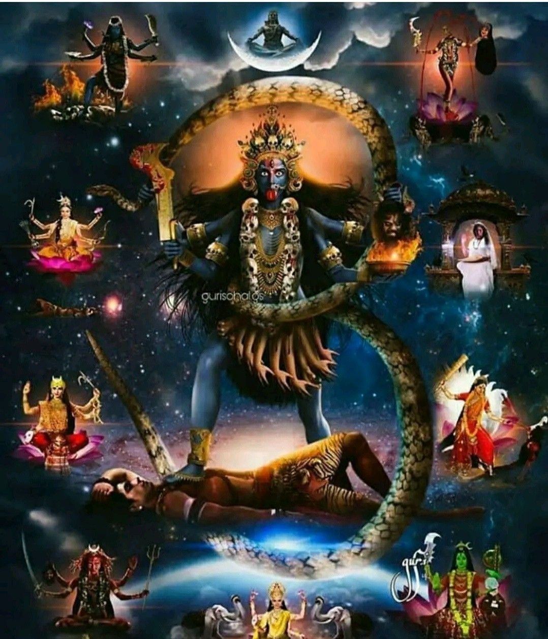 1080x1260 Maha Lakshmi. Hindu gods, Kali hindu, Phone