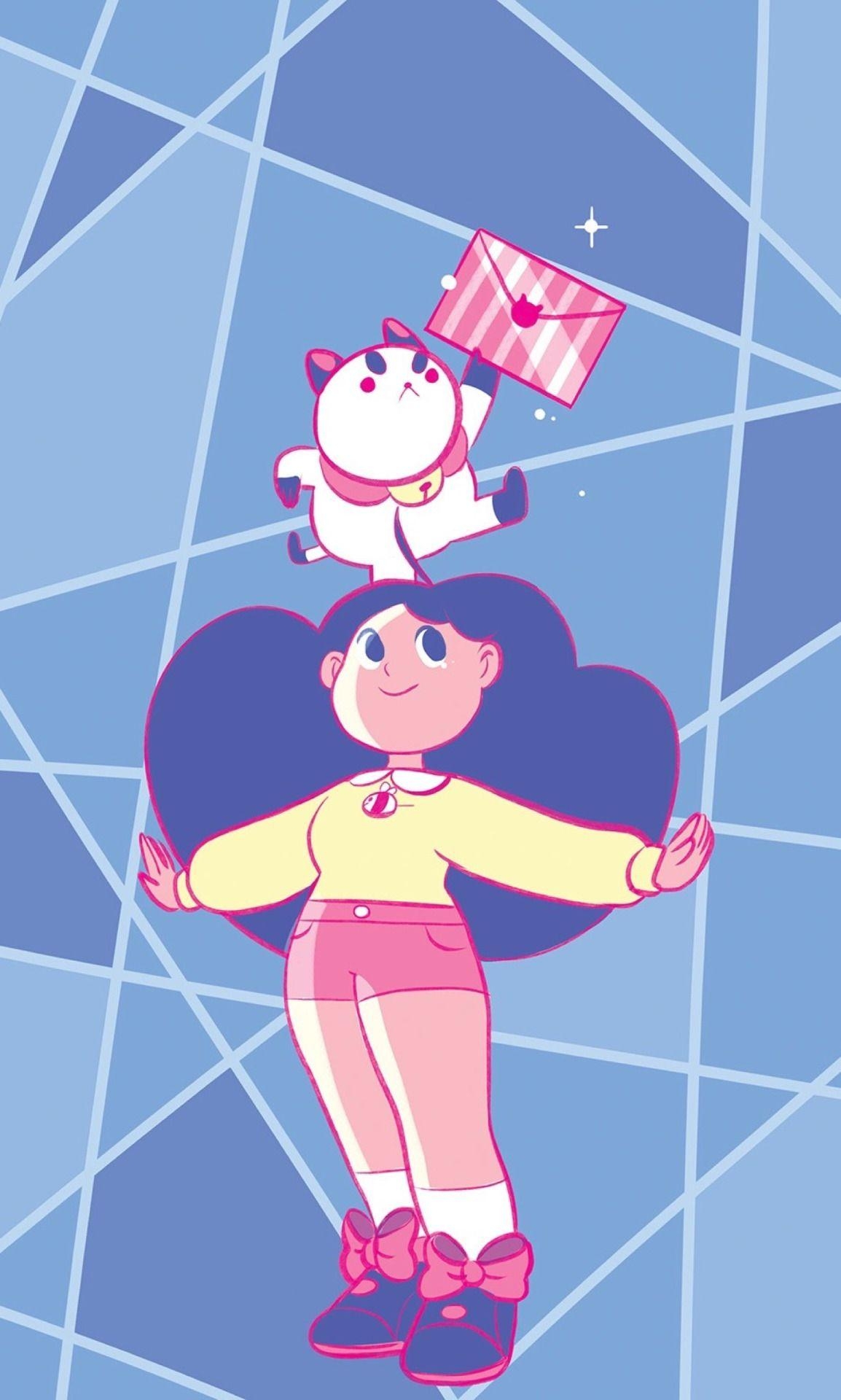 1160x1920 bee and puppycat. Cartoons. Novelas gráficas, Dibujos, Phone