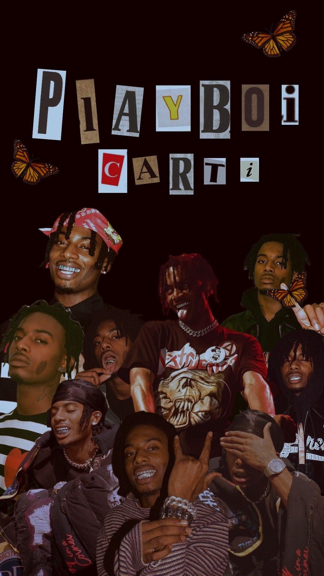 1080x1920 playboicarti #aesthetic #collagewallpaper #awge. Rapper wallpaper, Phone