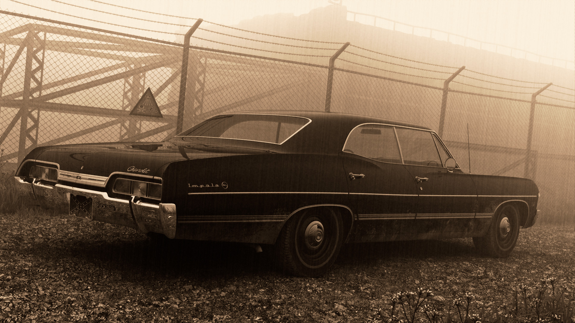 1920x1080 Supernatural Impala, Desktop