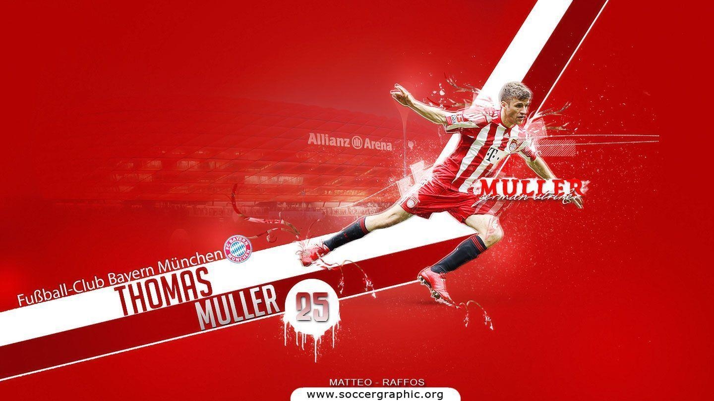 1440x810 Free Wallpaper Muller Bayern Munich  wallpaper, Desktop