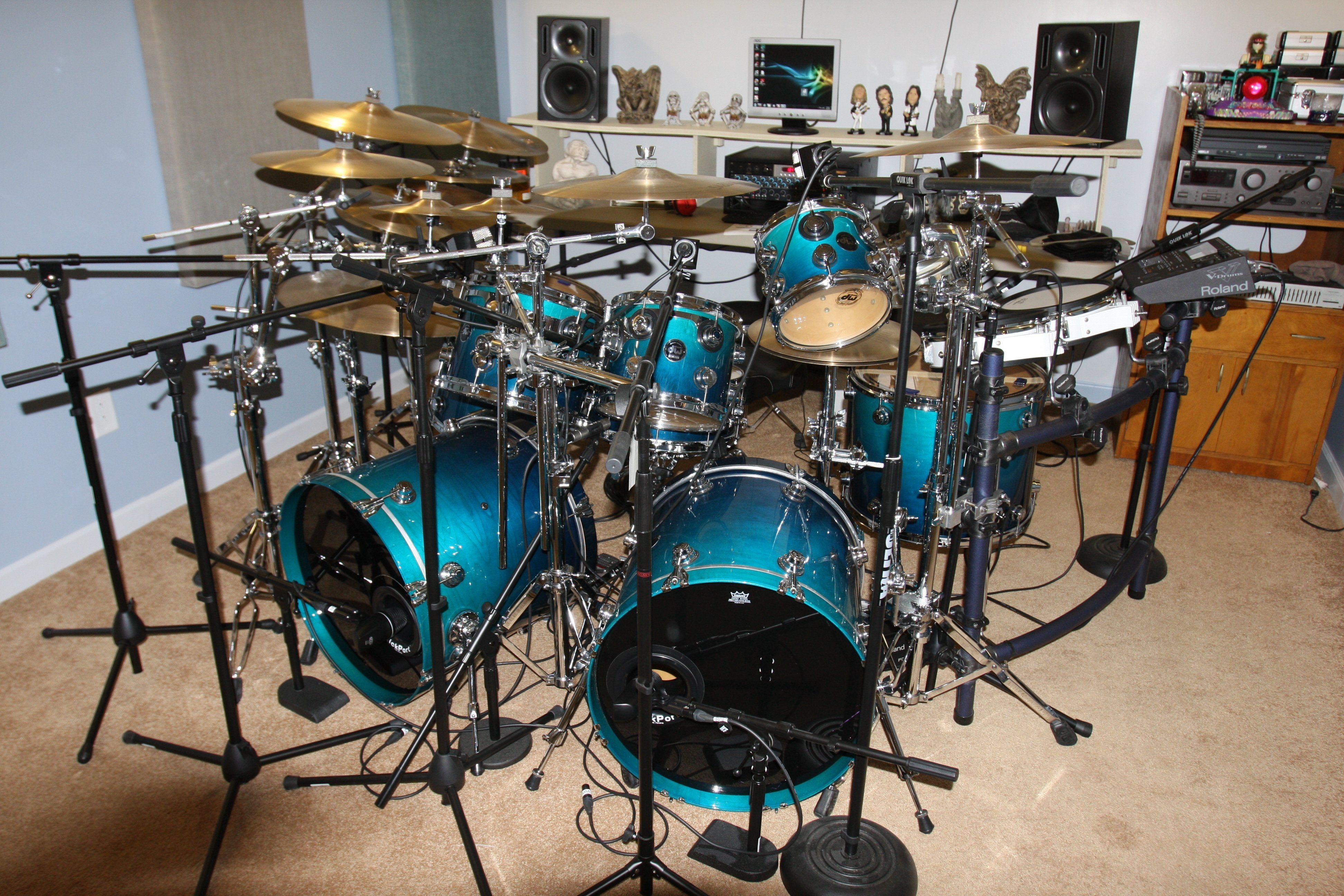 3890x2600 DRUMS music percussion drum set kit wallpaperx2592, Desktop