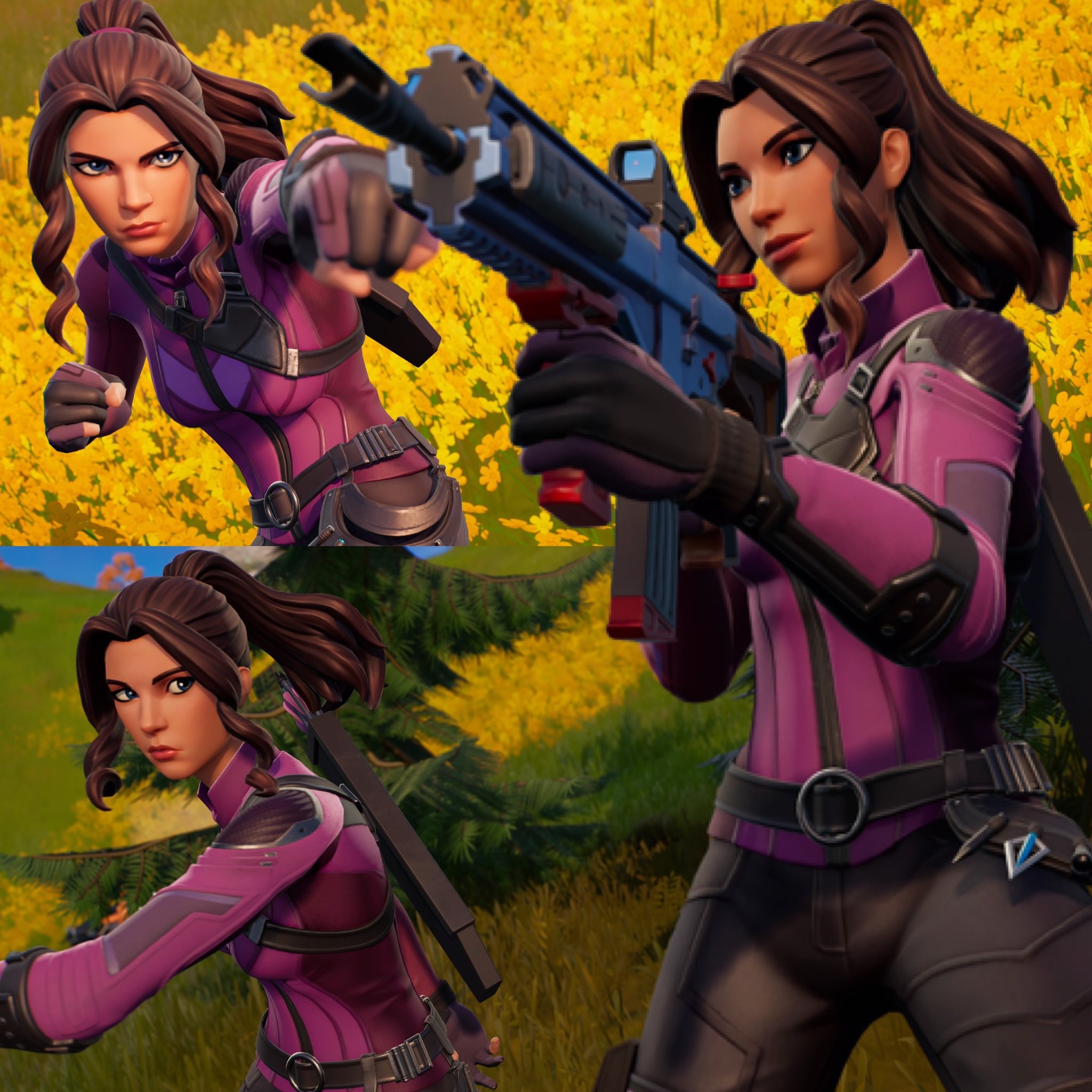 2050x2050 Kate Bishop Fortnite wallpaper, Phone