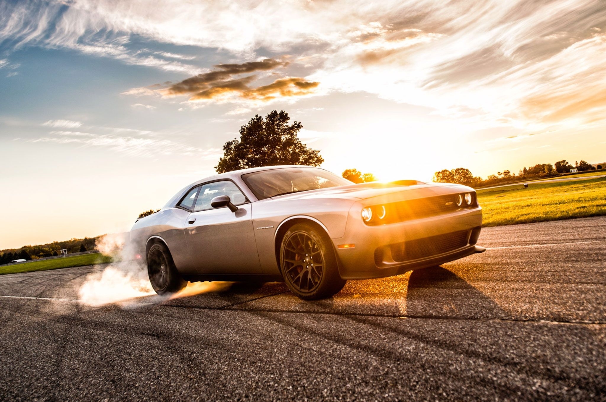 2050x1360 Dodge Challenger Wallpaper Black Burnout HD Wallpaper, Desktop