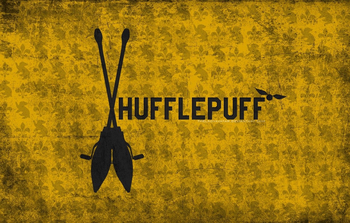 1340x850 Wallpaper broom, Hogwarts, Hogwarts, quidditch, Hufflepuff, Puffenduya, quiddich, by theladyavatar image for desktop, section минимализм, Desktop