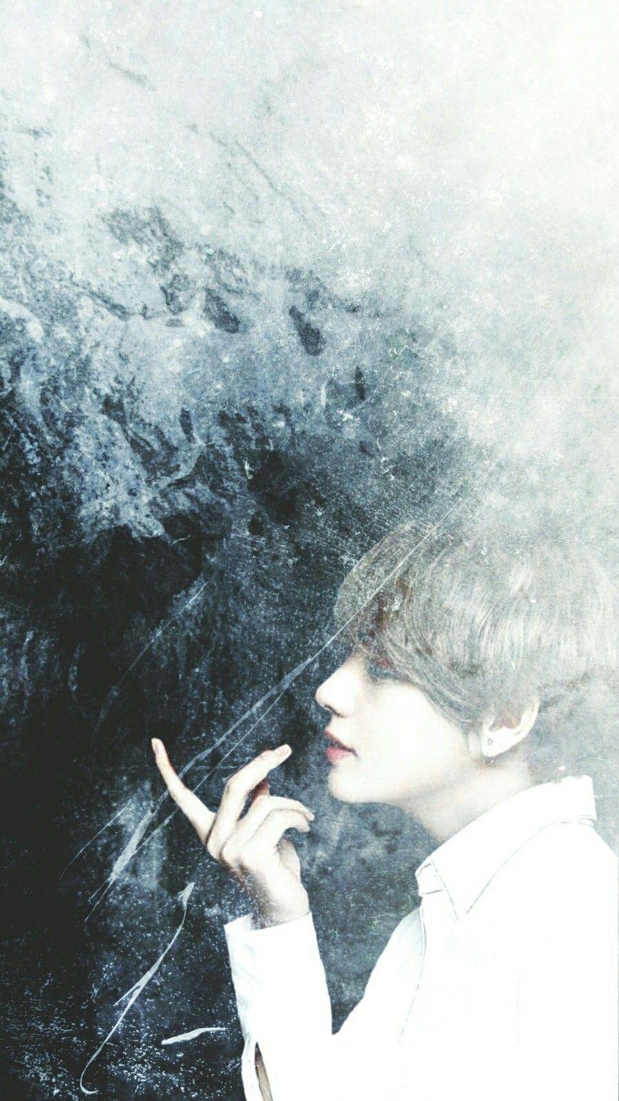 900x1600 Taehyung bts V wallpaper background samsung iphone android blue, Phone