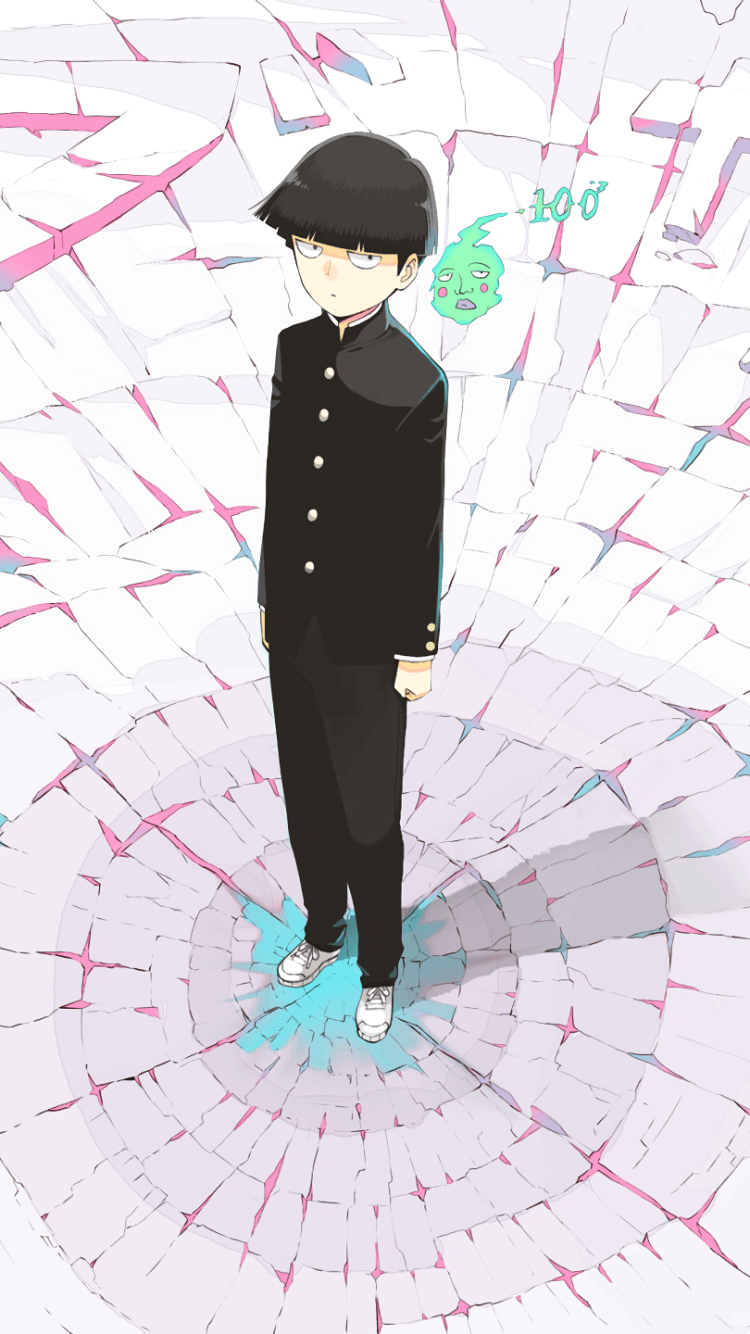 750x1340 Mob Psycho 100 IPhone 5, Phone