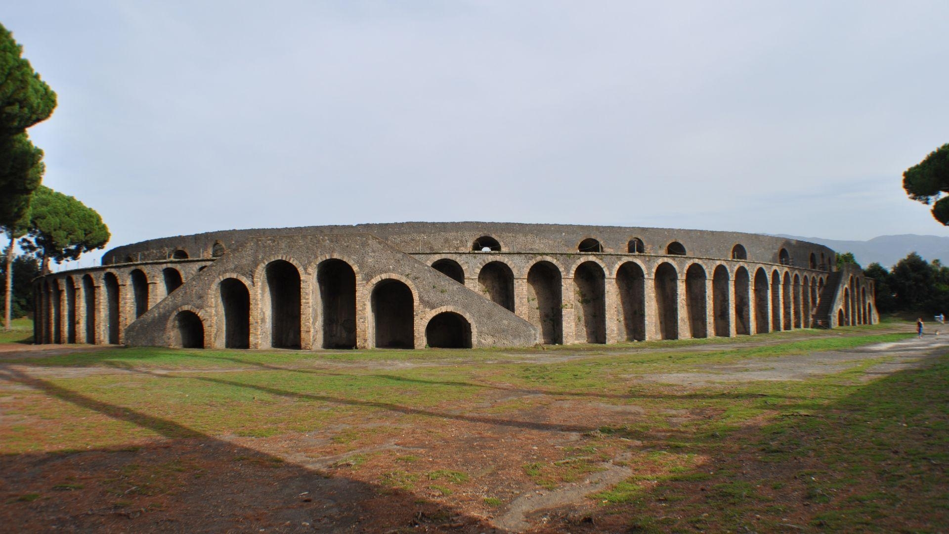 1920x1080 Amphitheatre Of Pompeii HD Wallpaper, Desktop