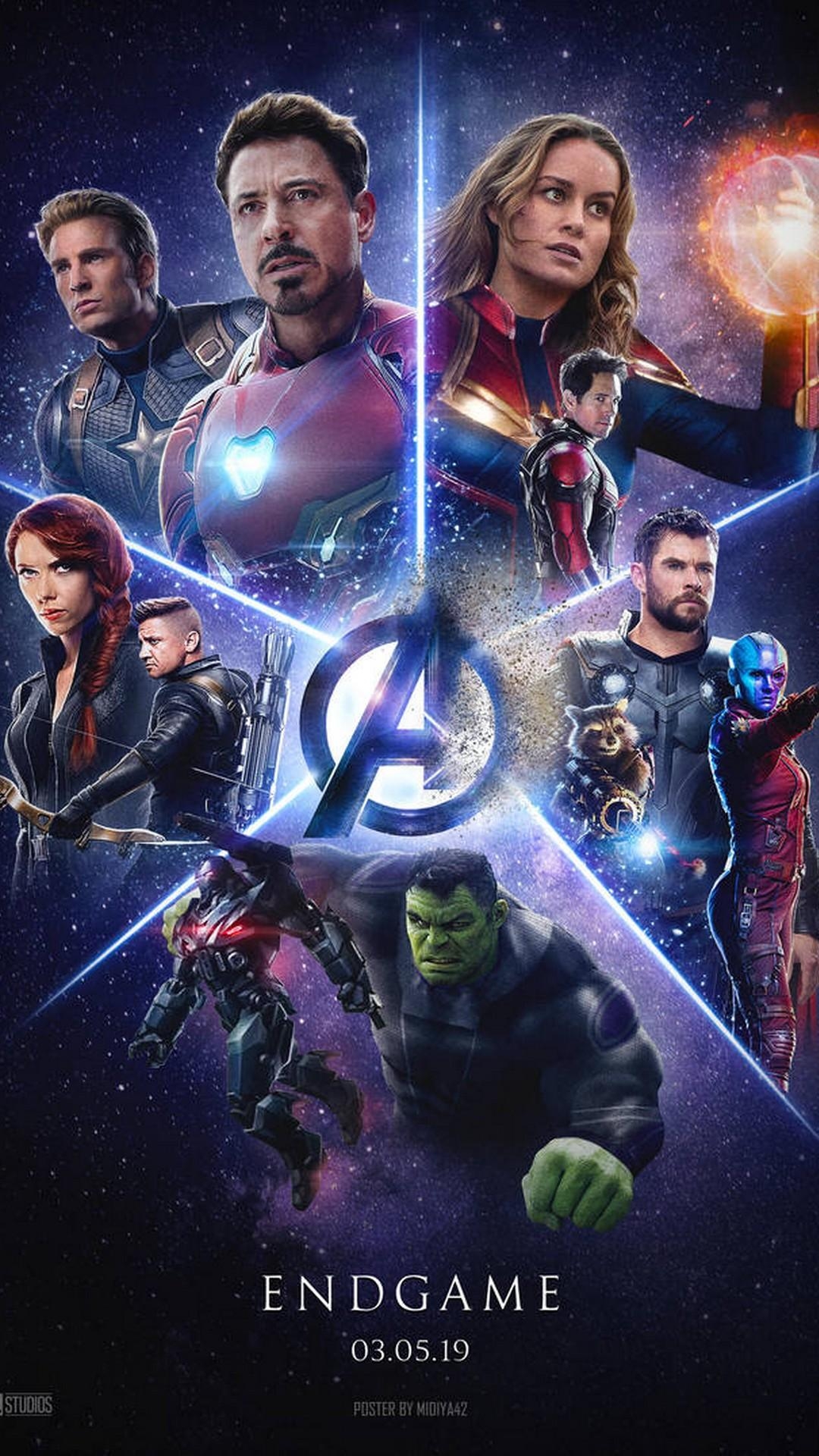 1080x1920 Avengers Endgame Poster Movie Poster Wallpaper HD, Phone