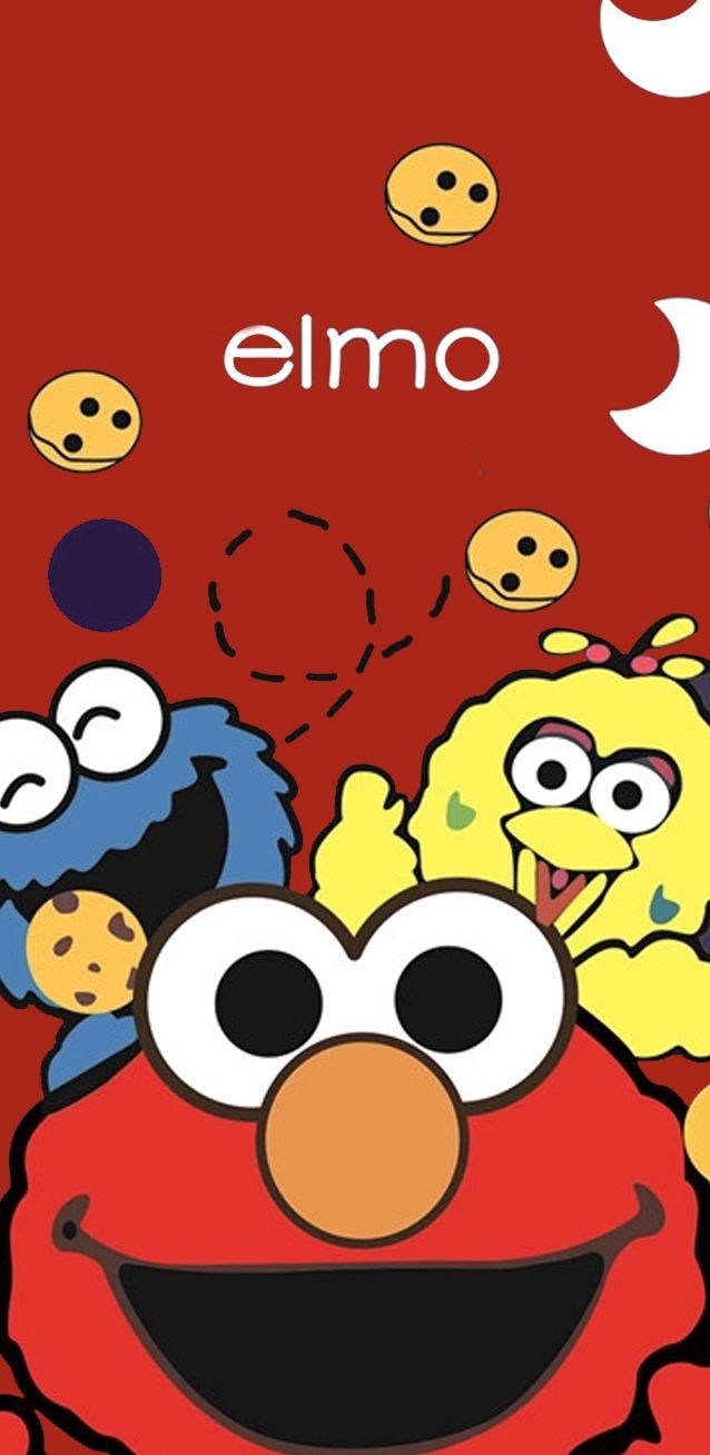 640x1310 ELMO COOKIES. Elmo wallpaper, iPhone, Phone