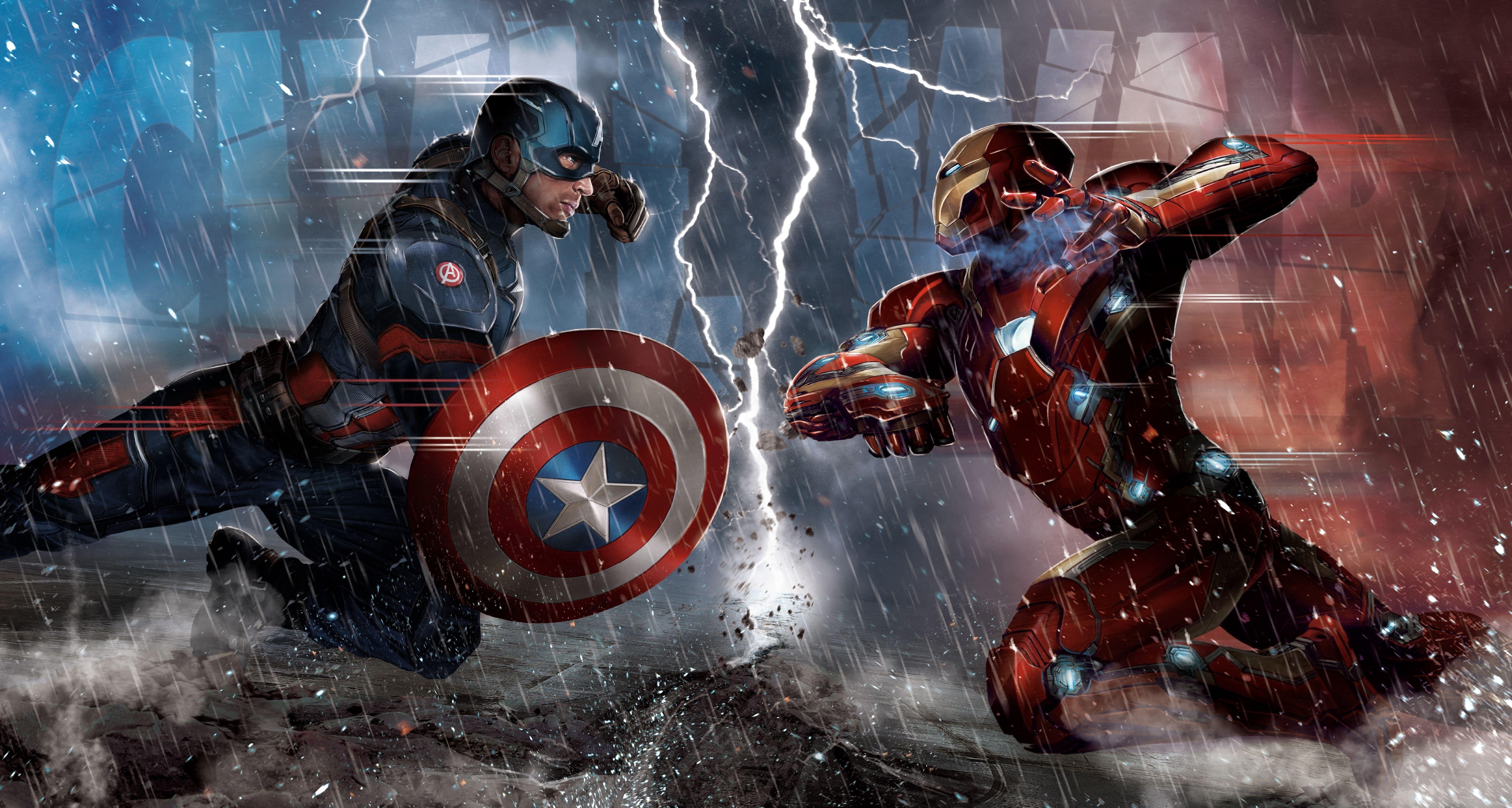 5480x2930 Captain America: Civil War HD Wallpaper. Background, Desktop