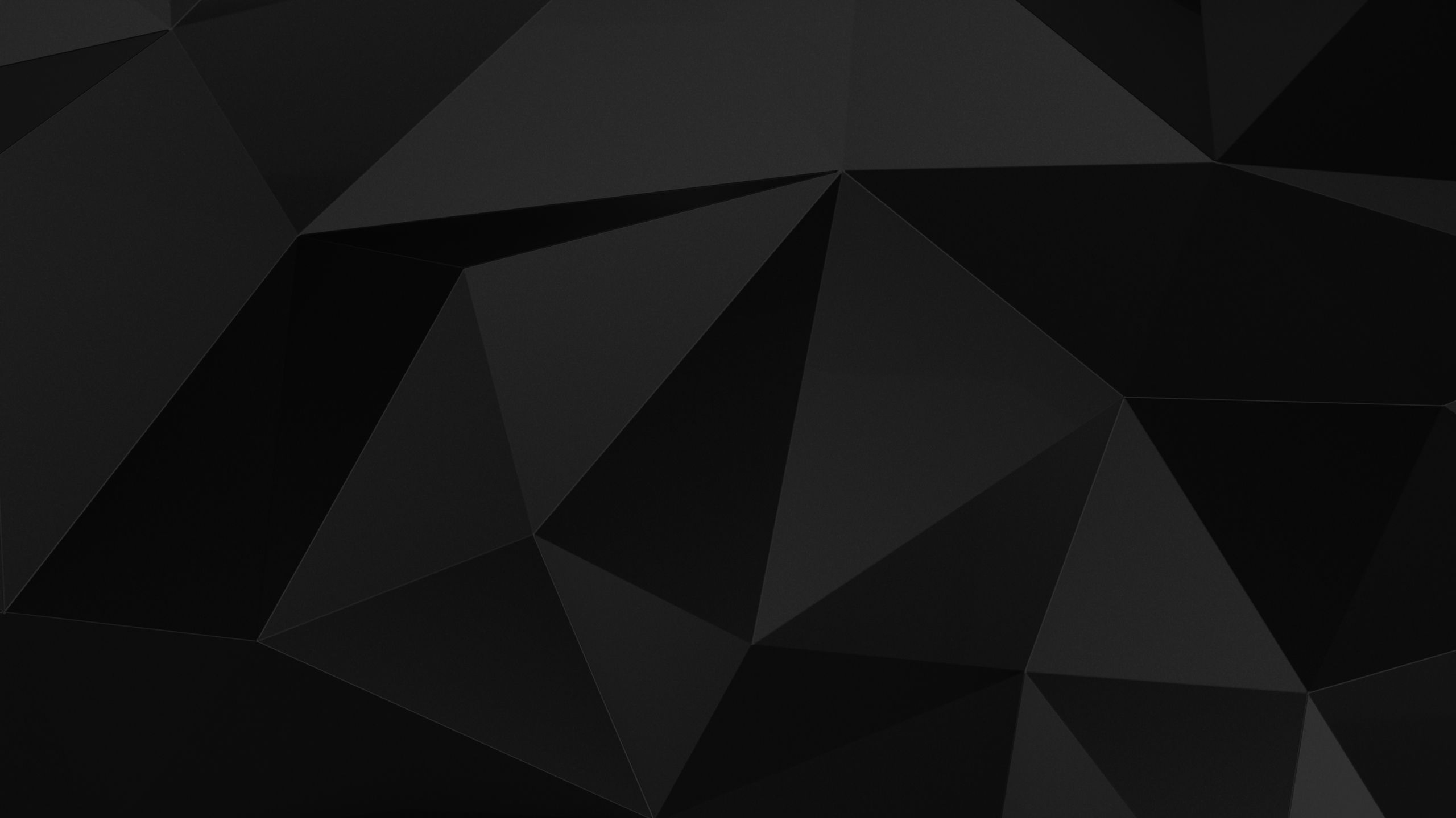 2560x1440 Dark Abstract Black Minimal, Desktop