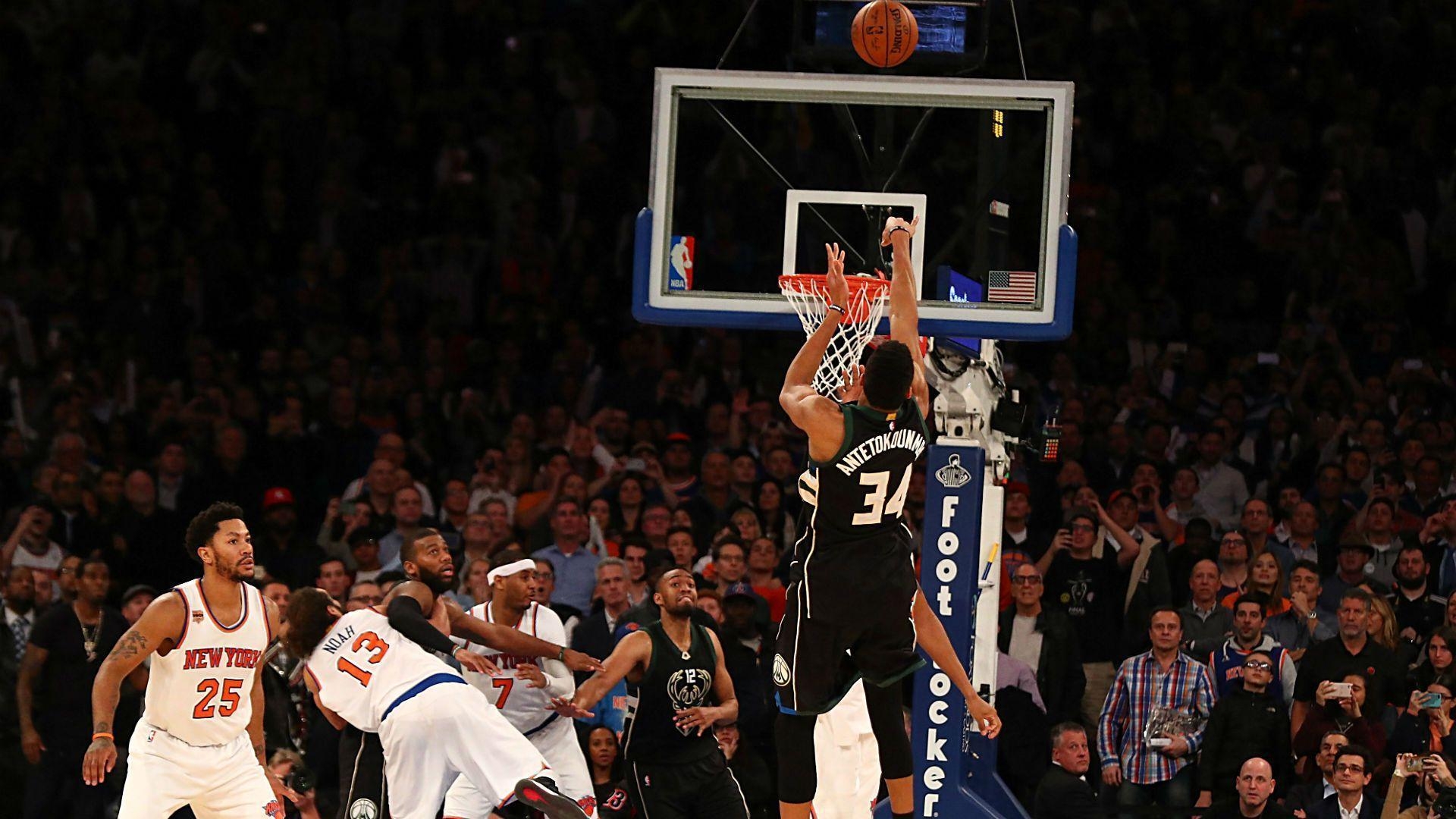 1920x1080 Giannis Antetokounmpo Drains Game Winner At Buzzer, Breaks Carmelo, Desktop