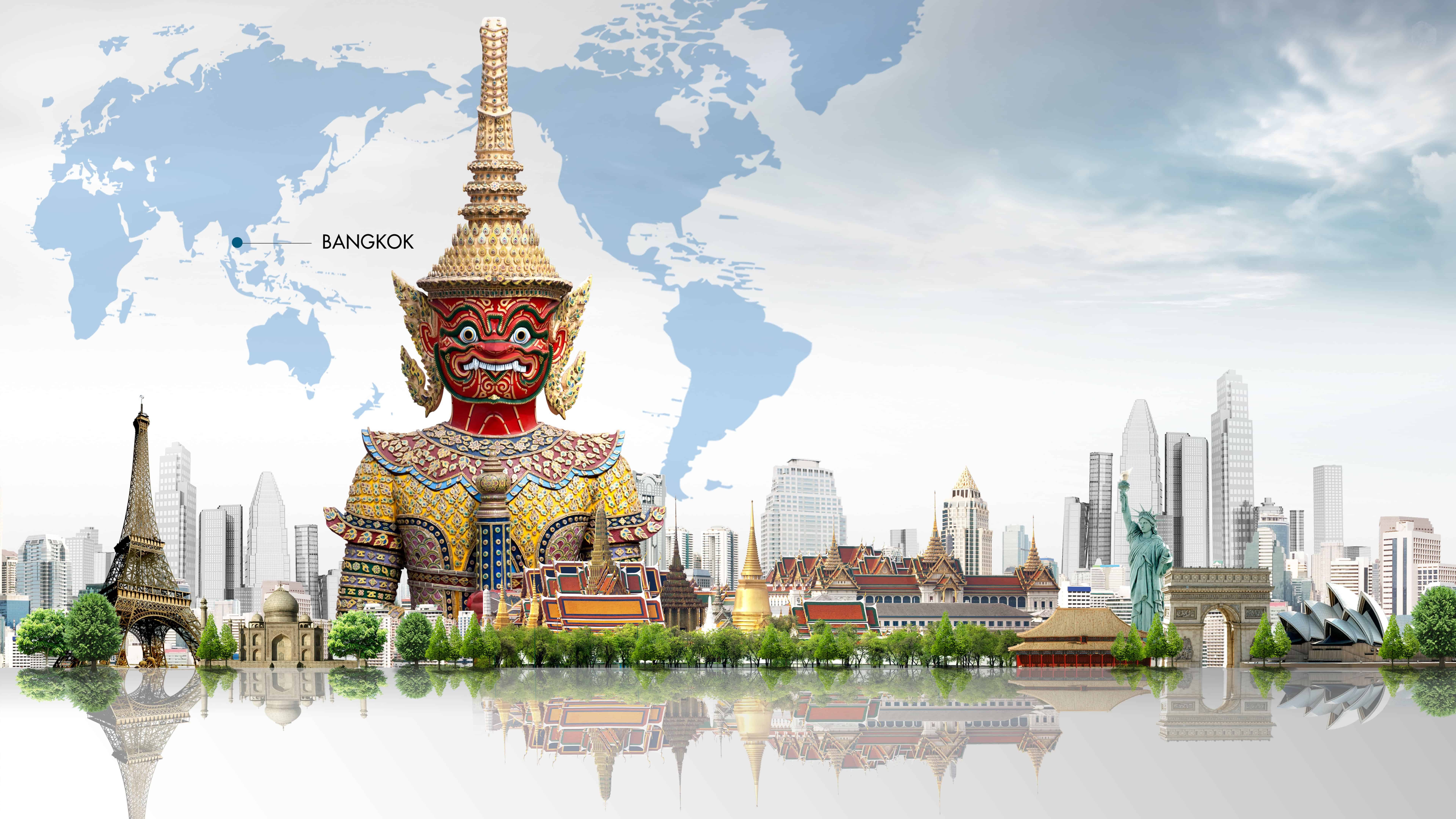 7680x4320 Bangkok Thailand UHD 8K Wallpaper, Desktop