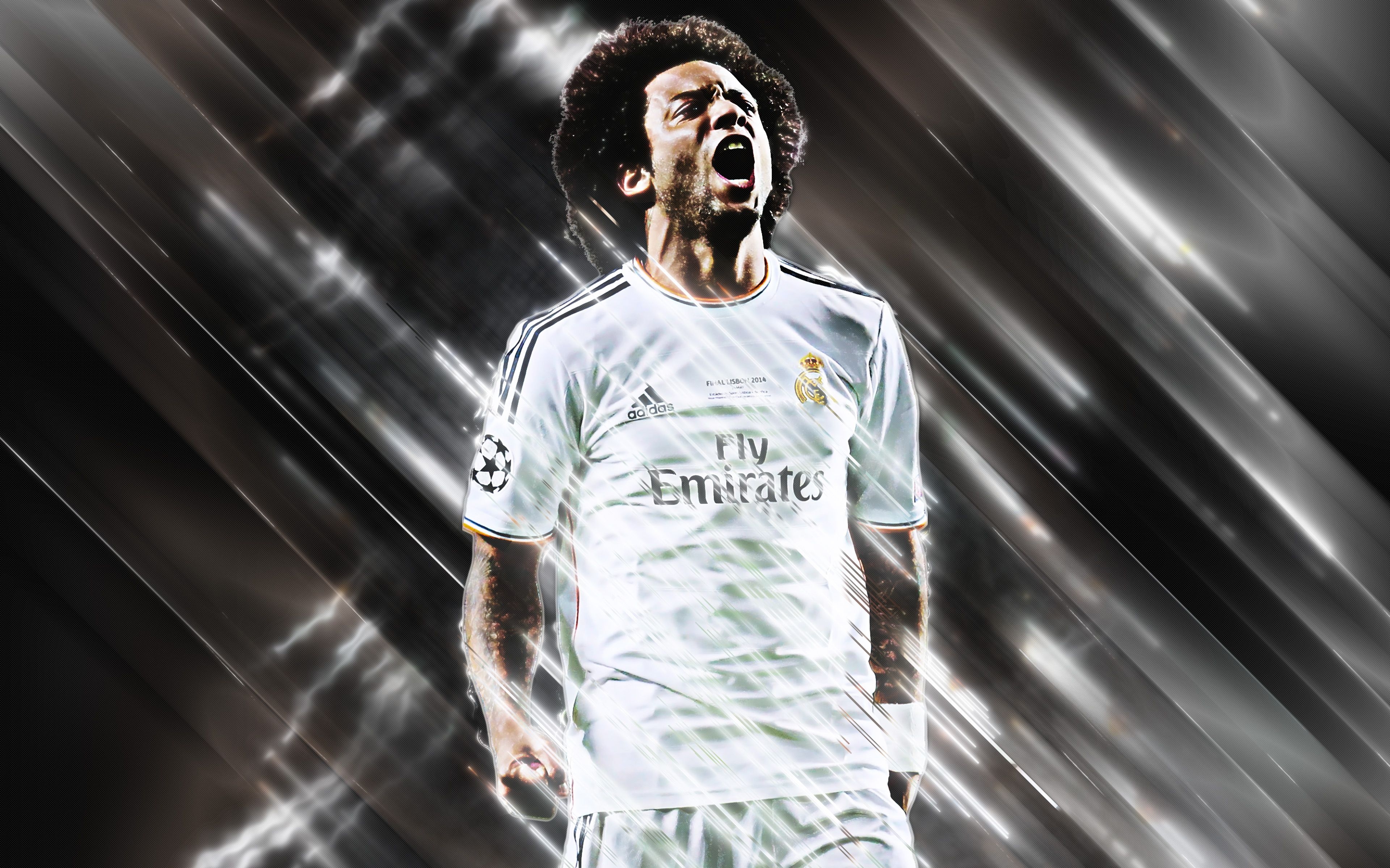 3840x2400 Marcelo Vieira da Silva Júnior Madrid 4k Ultra HD Wallpaper, Desktop