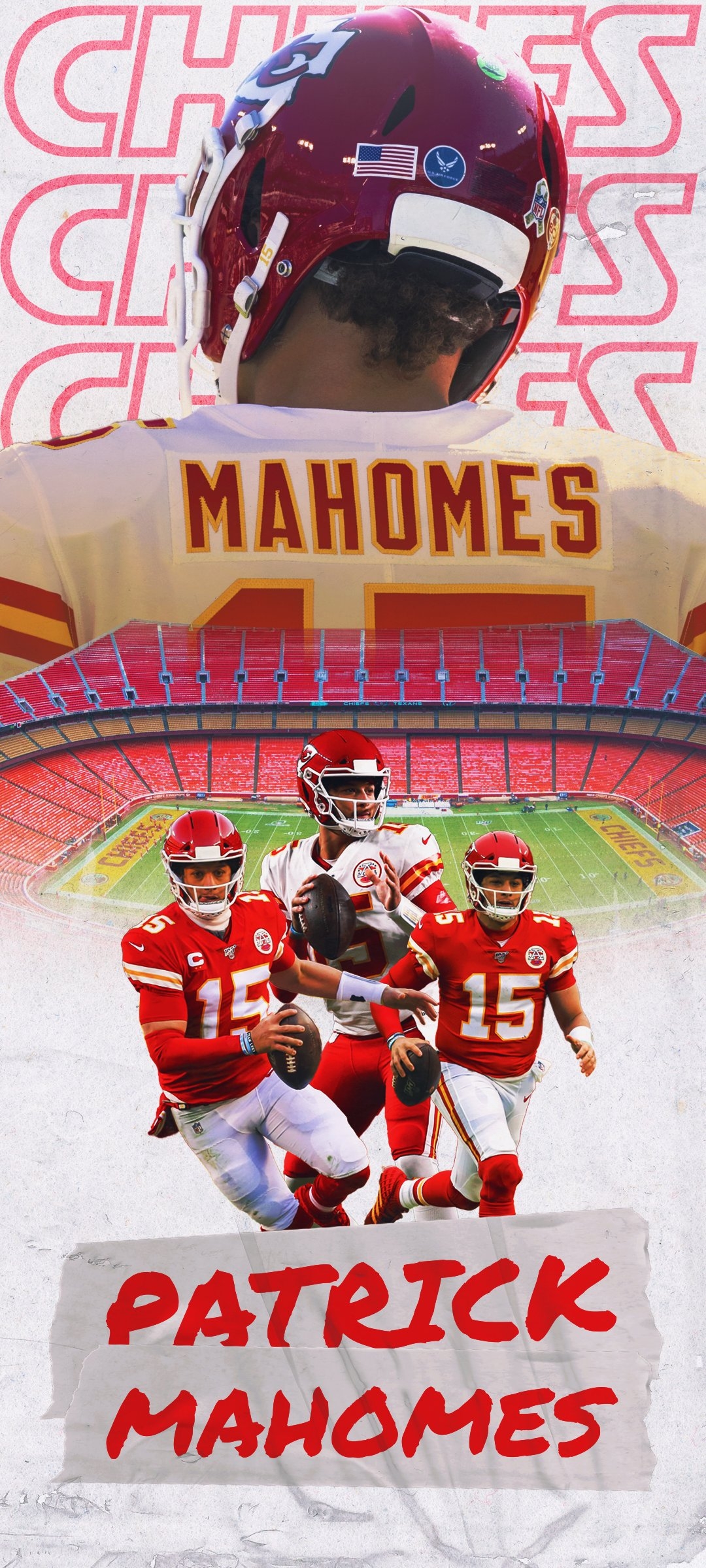 1080x2400 Patrick Mahomes II Kansas City Chiefs wallpaper, Phone