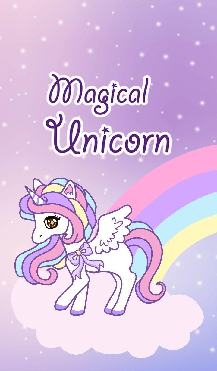 720x1240 Cute unicorn phone wallpaper, Phone